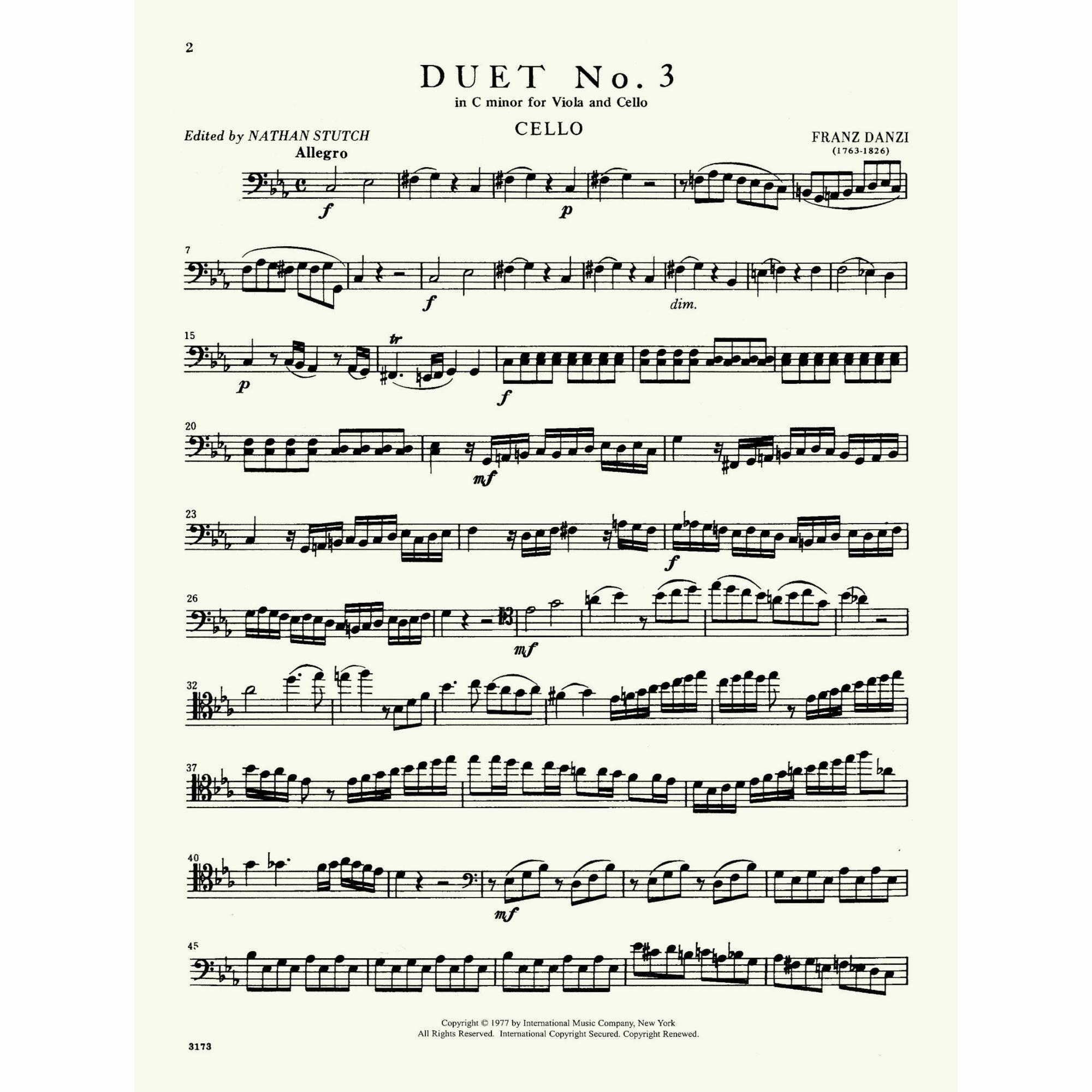 Sample: Cello (Pg. 2)