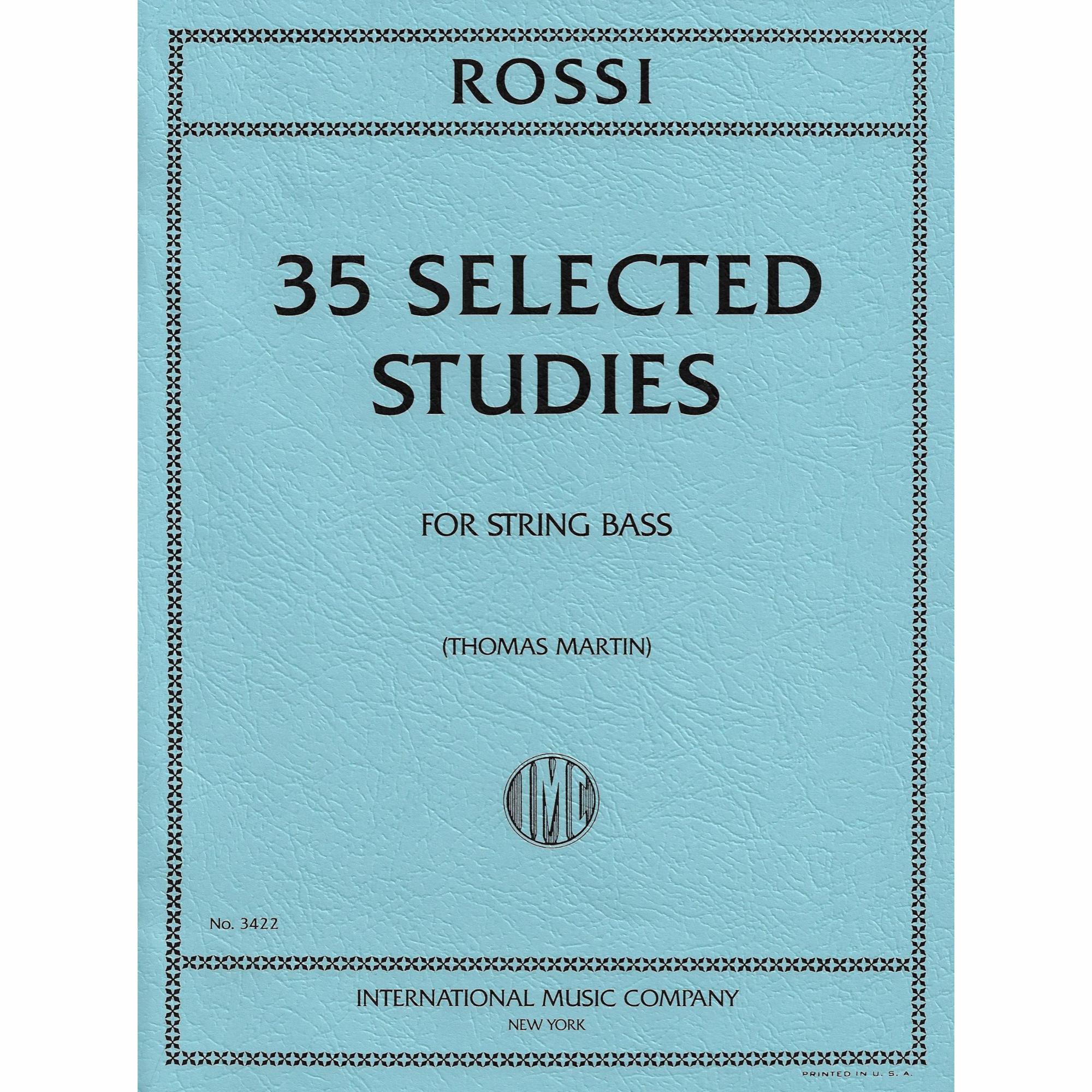 Rossi -- 35 Selected Studies for Bass