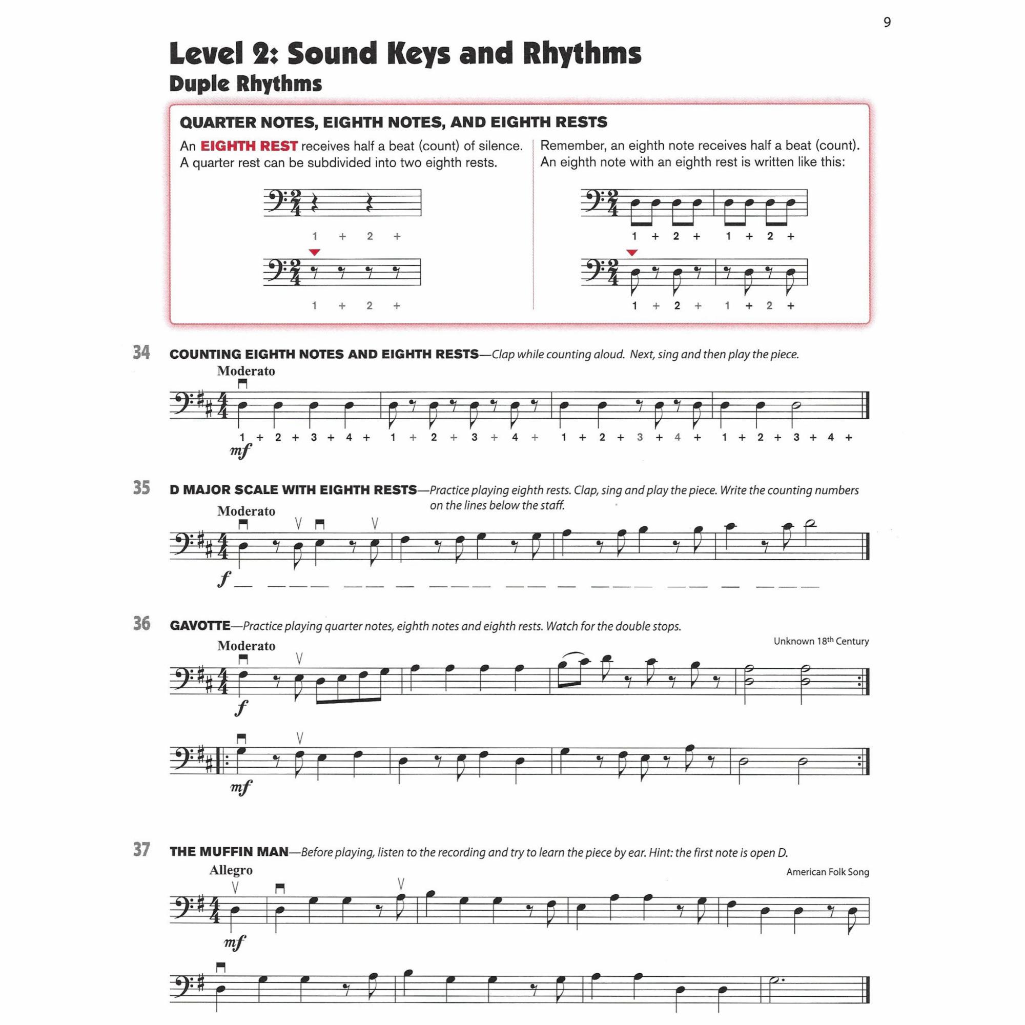 Sample: Cello (Pg. 9)