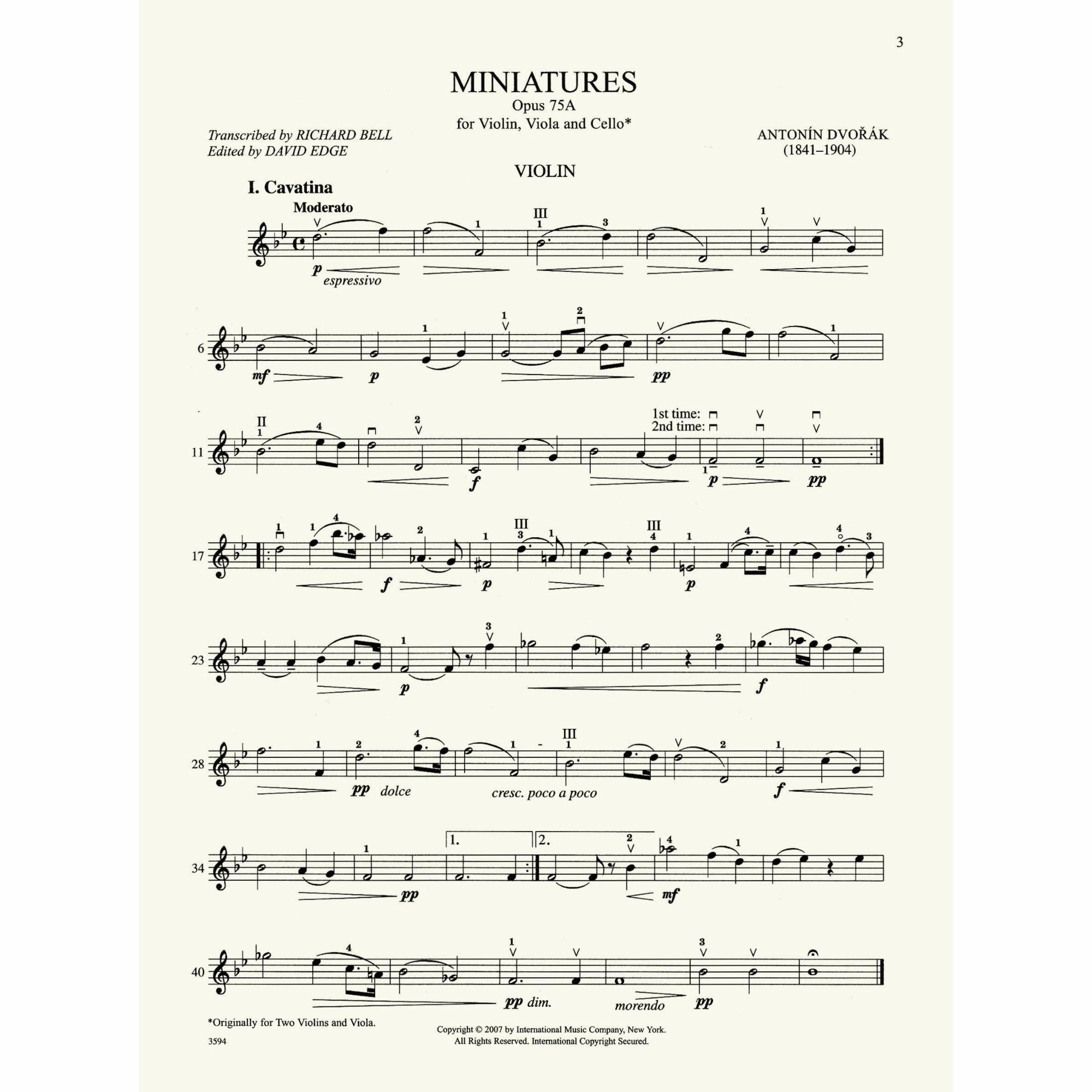 Sample: Violin (Pg. 3)