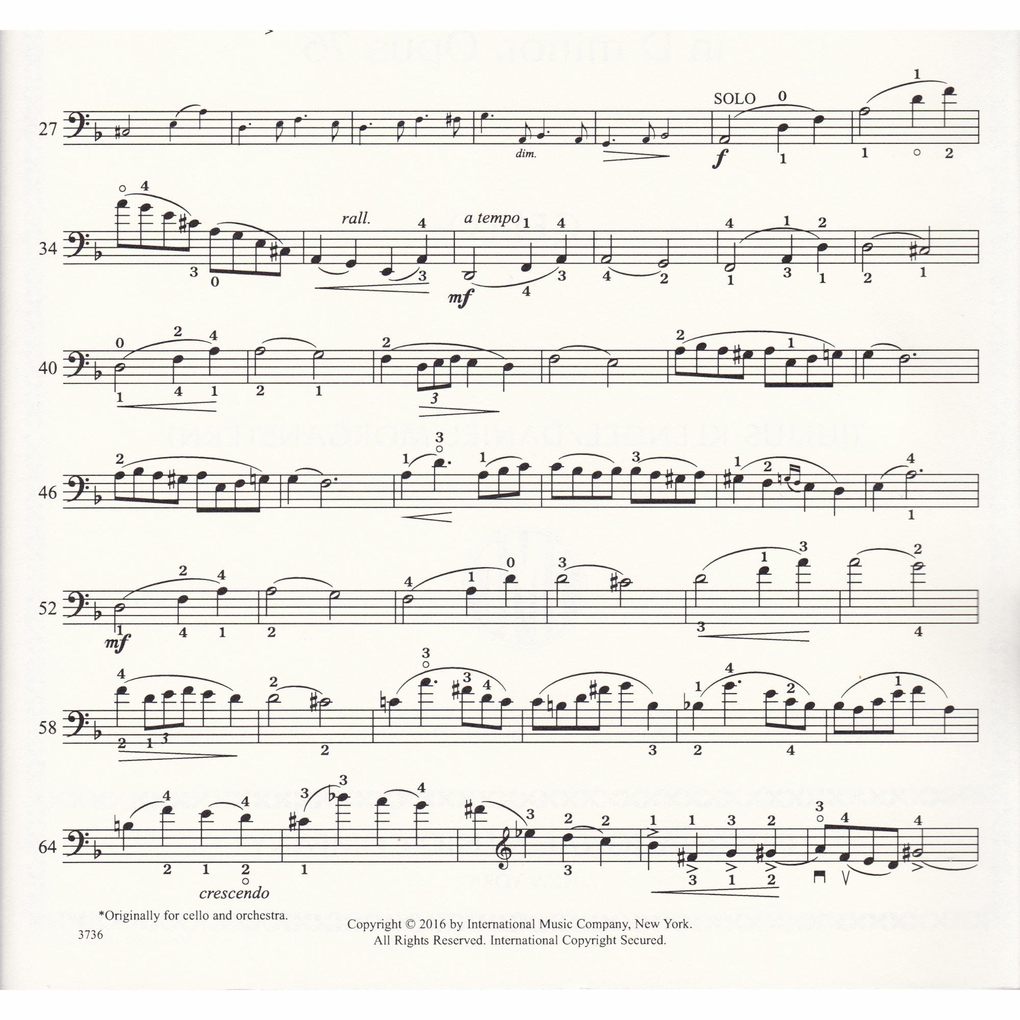 Cello Concerto No. 5 in D Minor, Op. 76