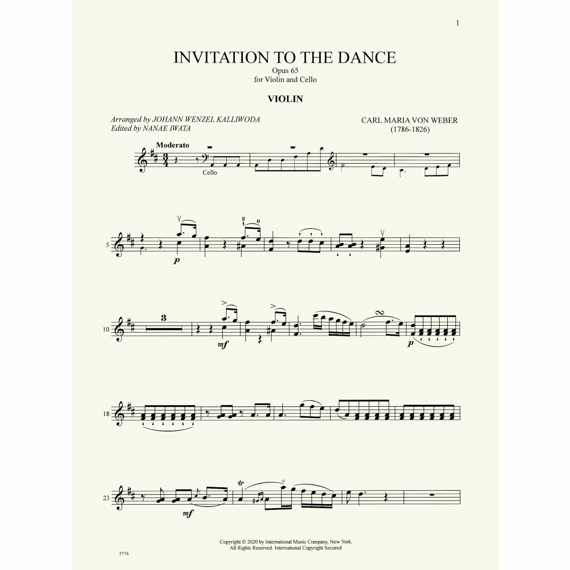 Sample: Violin (Pg. 1)