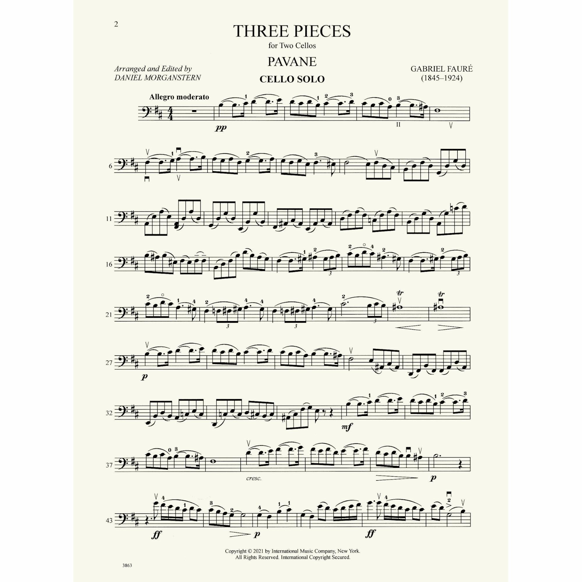 Sample: Cello I (Pg. 2)