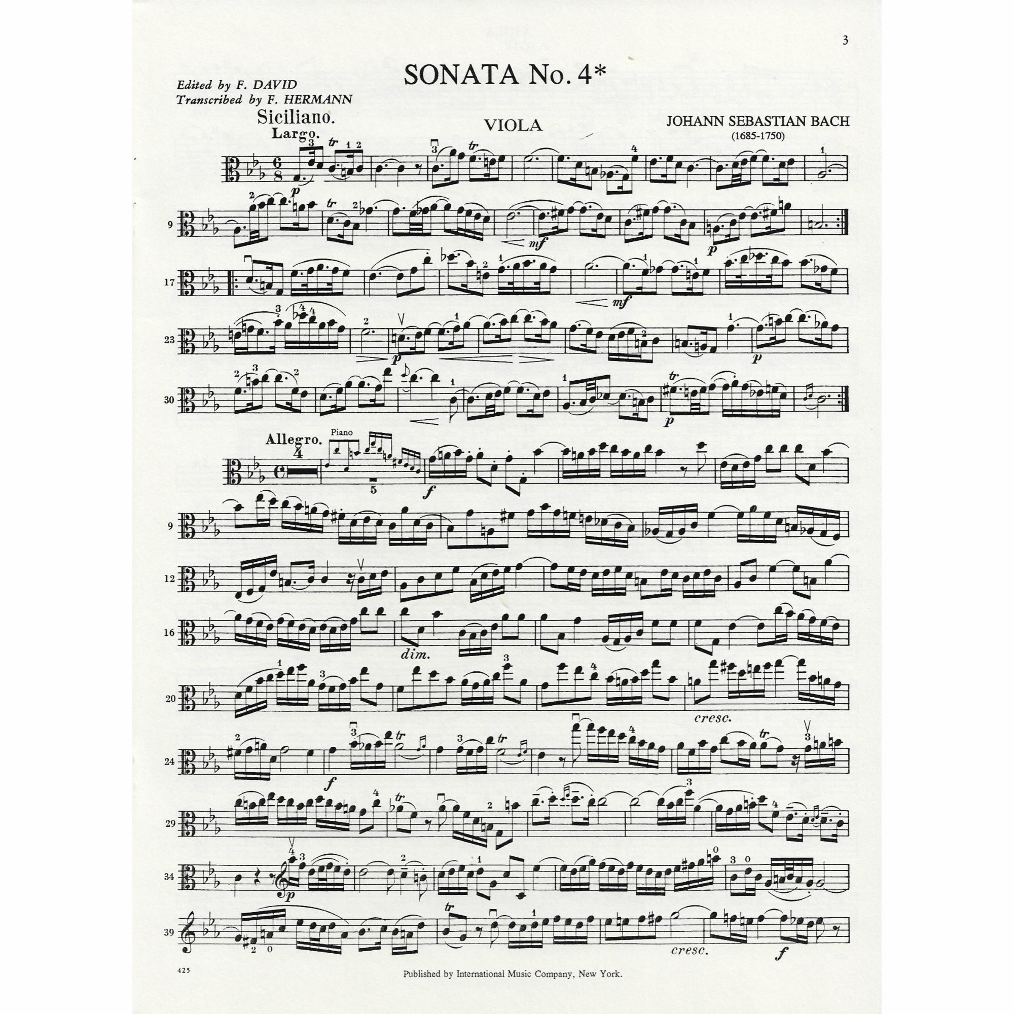 Sample: Viola Part, Vol. II