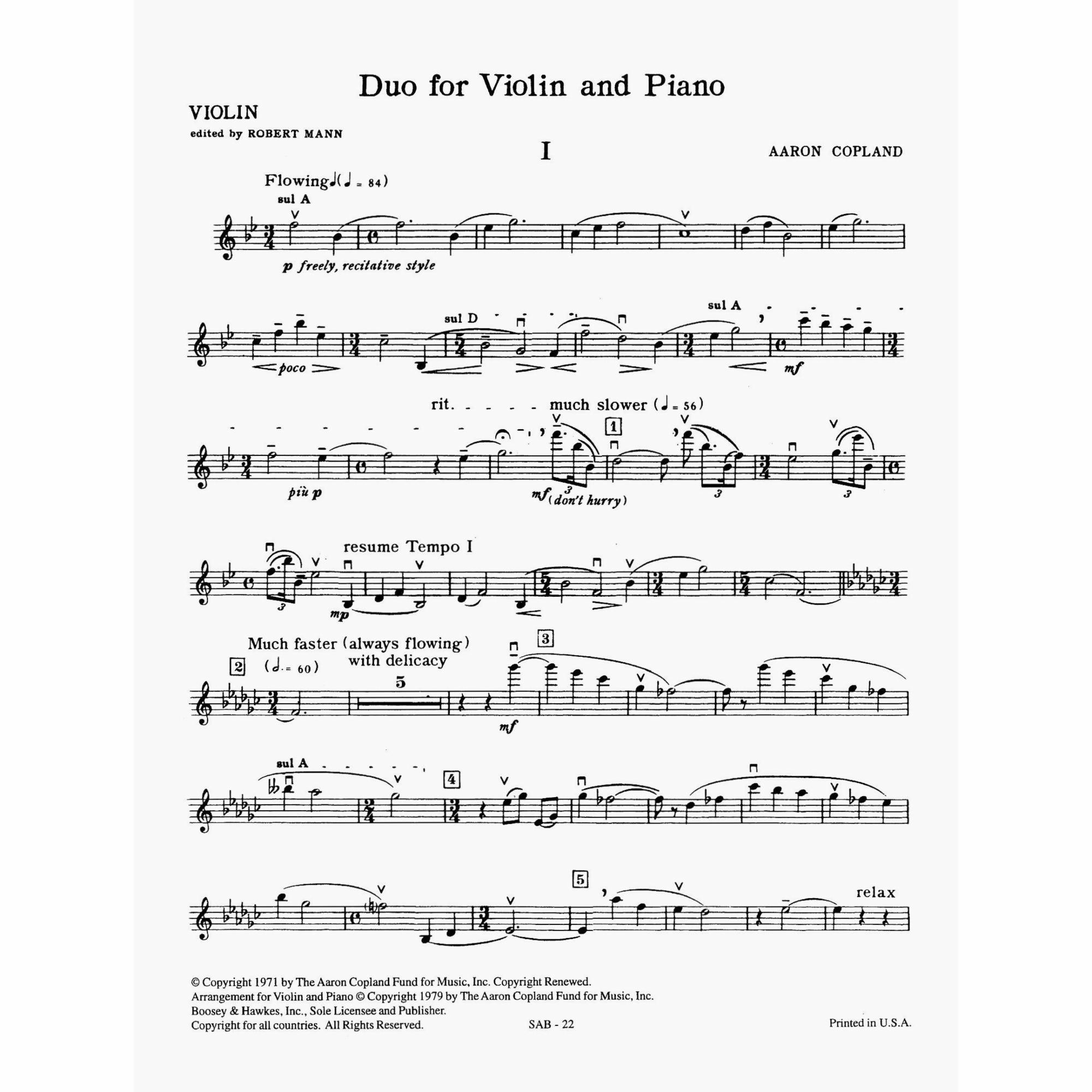 Sample: Violin (Pg. 1)