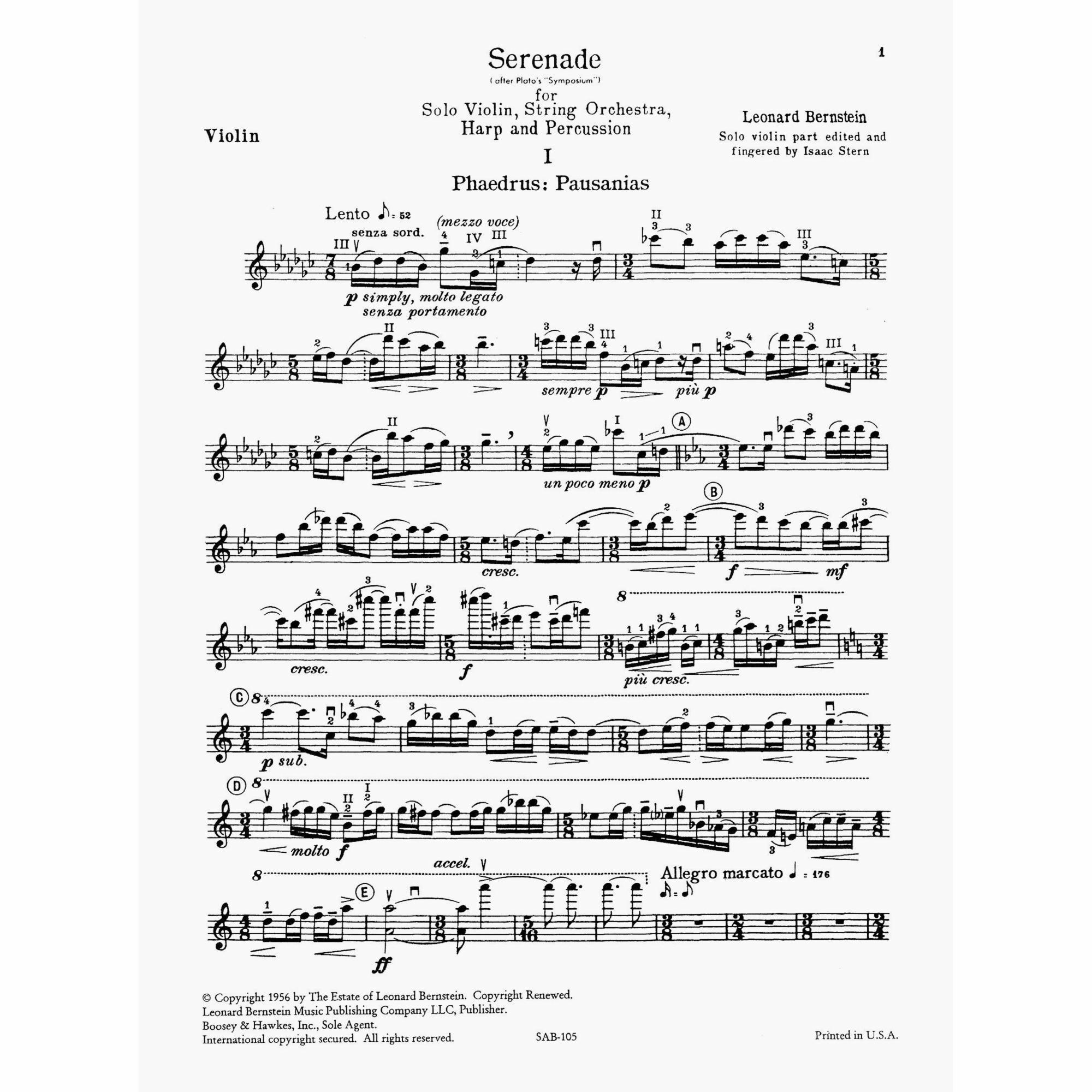 Sample: Violin (Pg. 1)