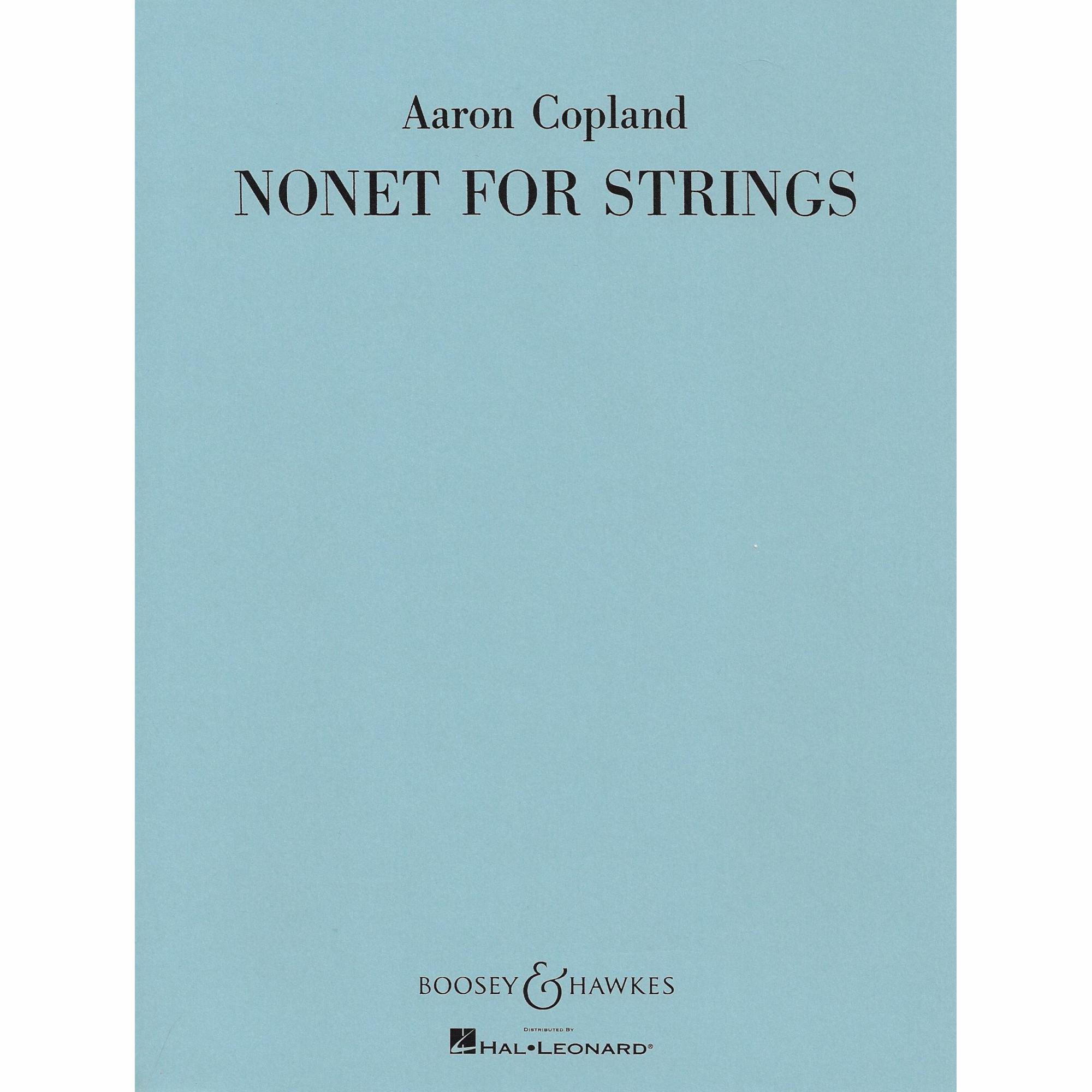 Copland -- Nonet for Strings
