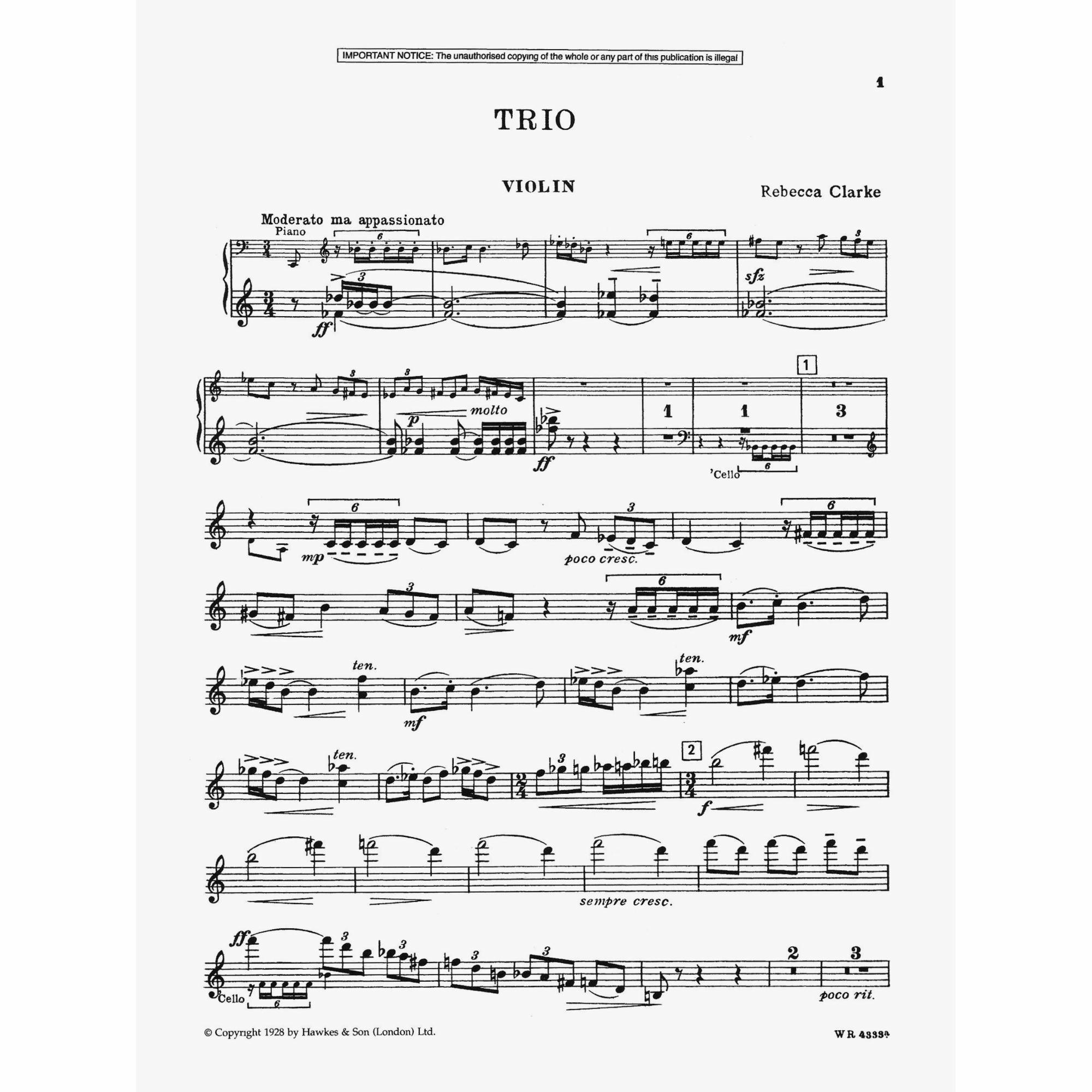 Sample: Violin (Pg. 1)