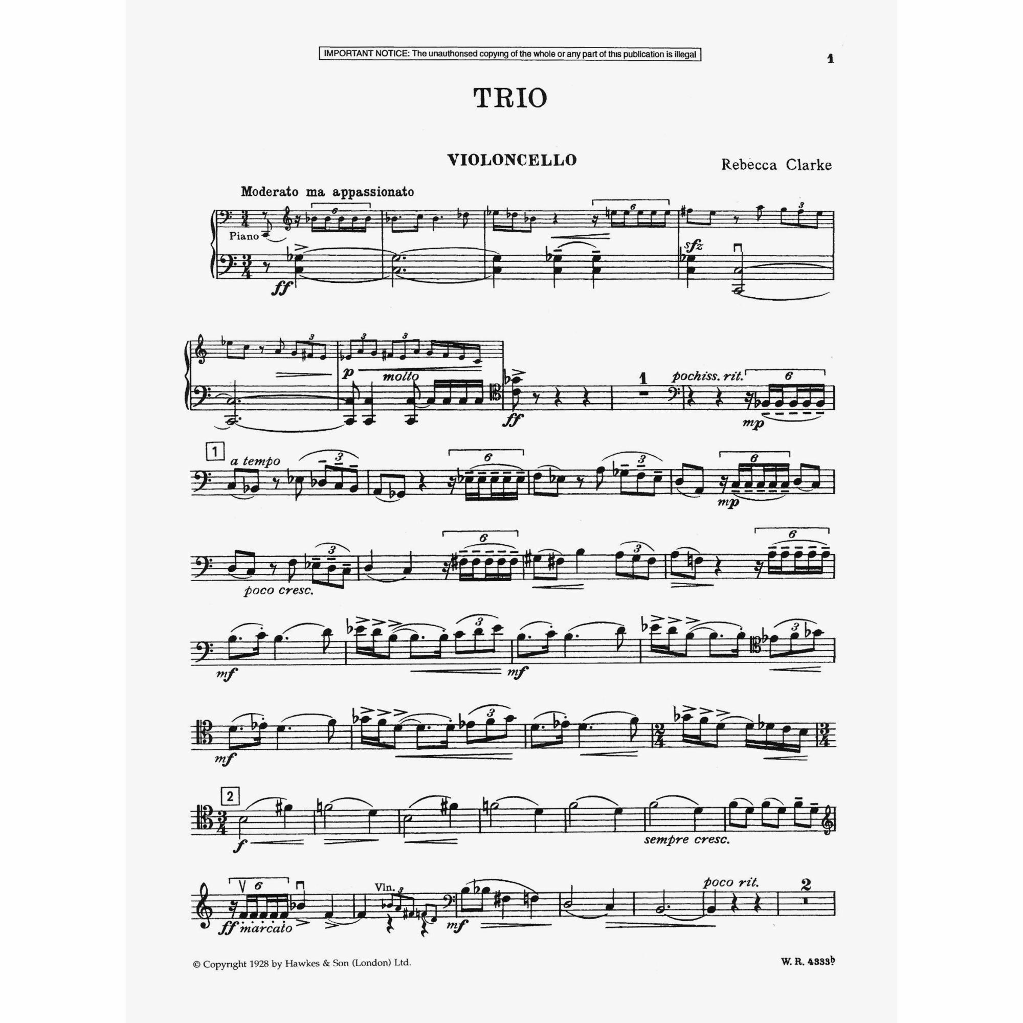 Sample: Cello (Pg. 1)