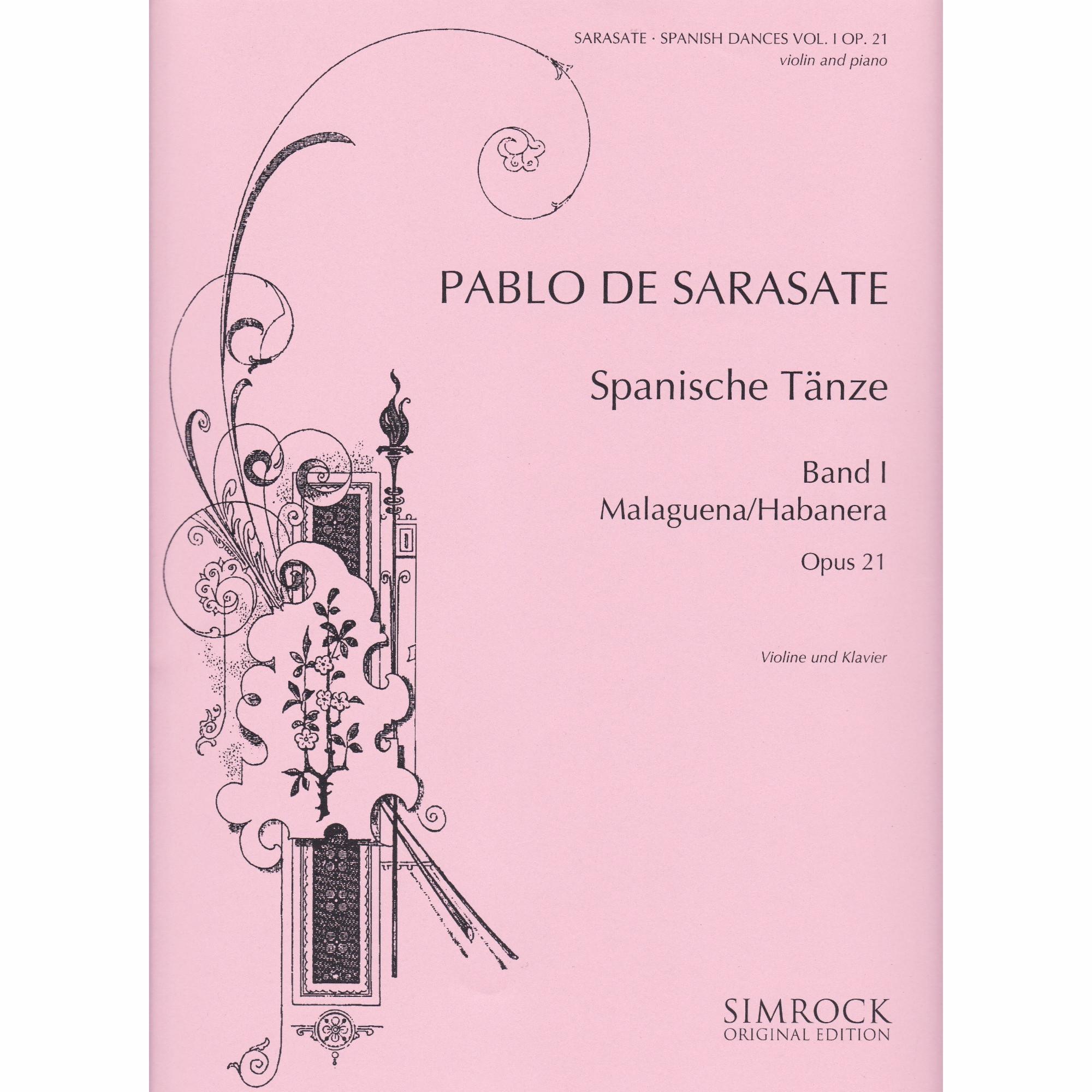 Sarasate -- Malaguena and Habanera, Op. 21 for Violin and Piano