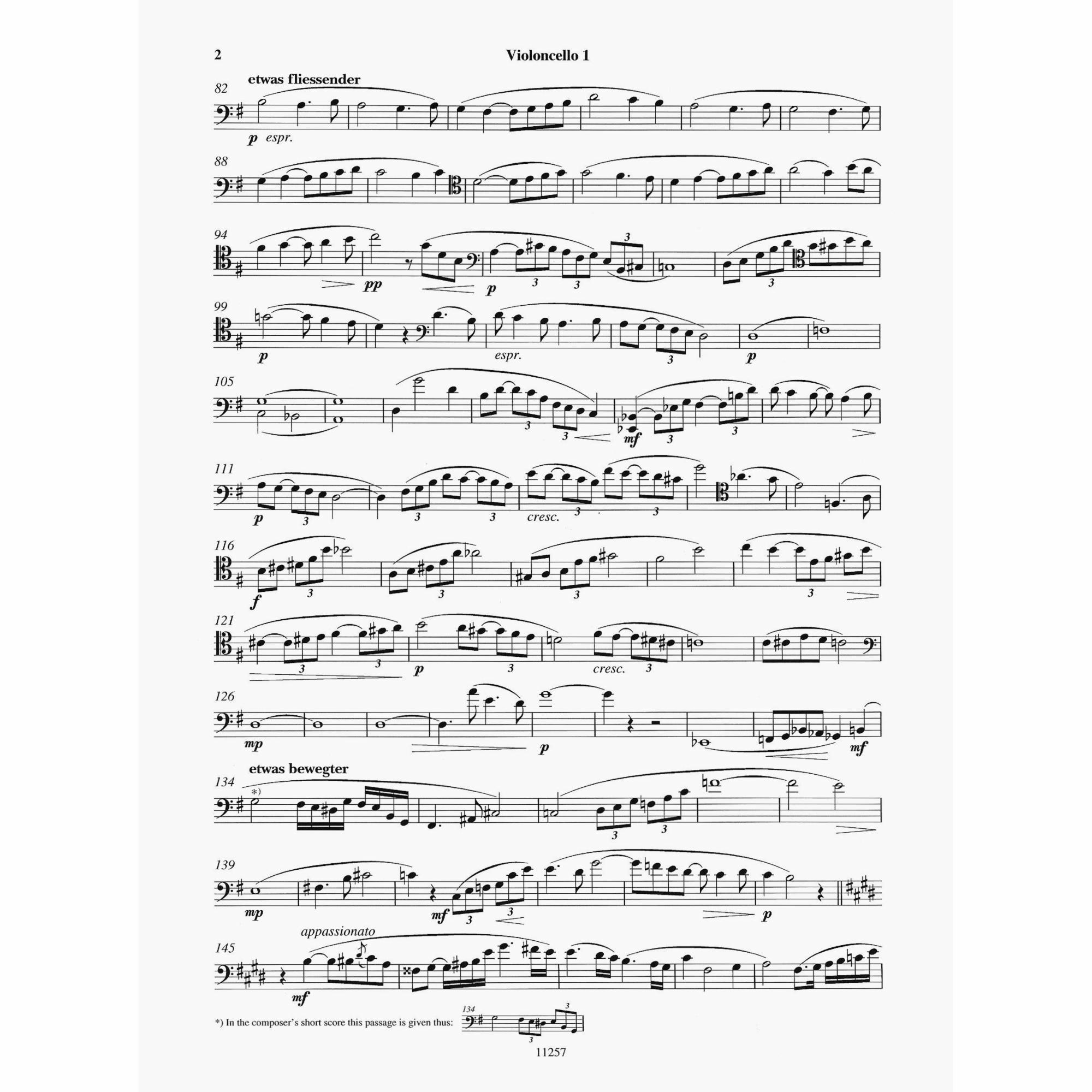 Sample: Cello I (Pg. 2)