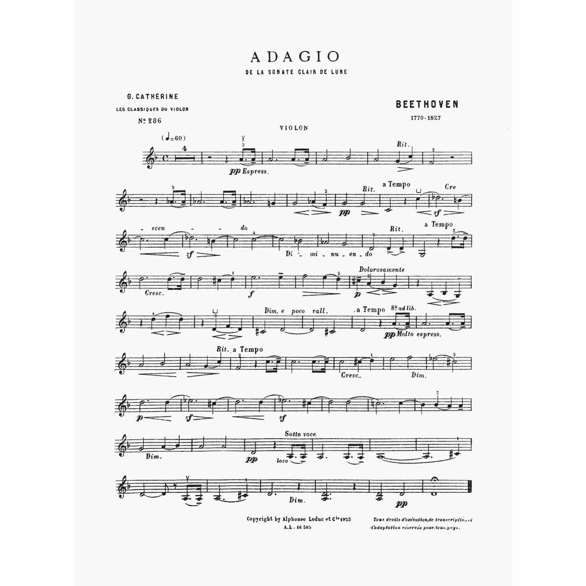 Sample: Violin (Pg. 1)