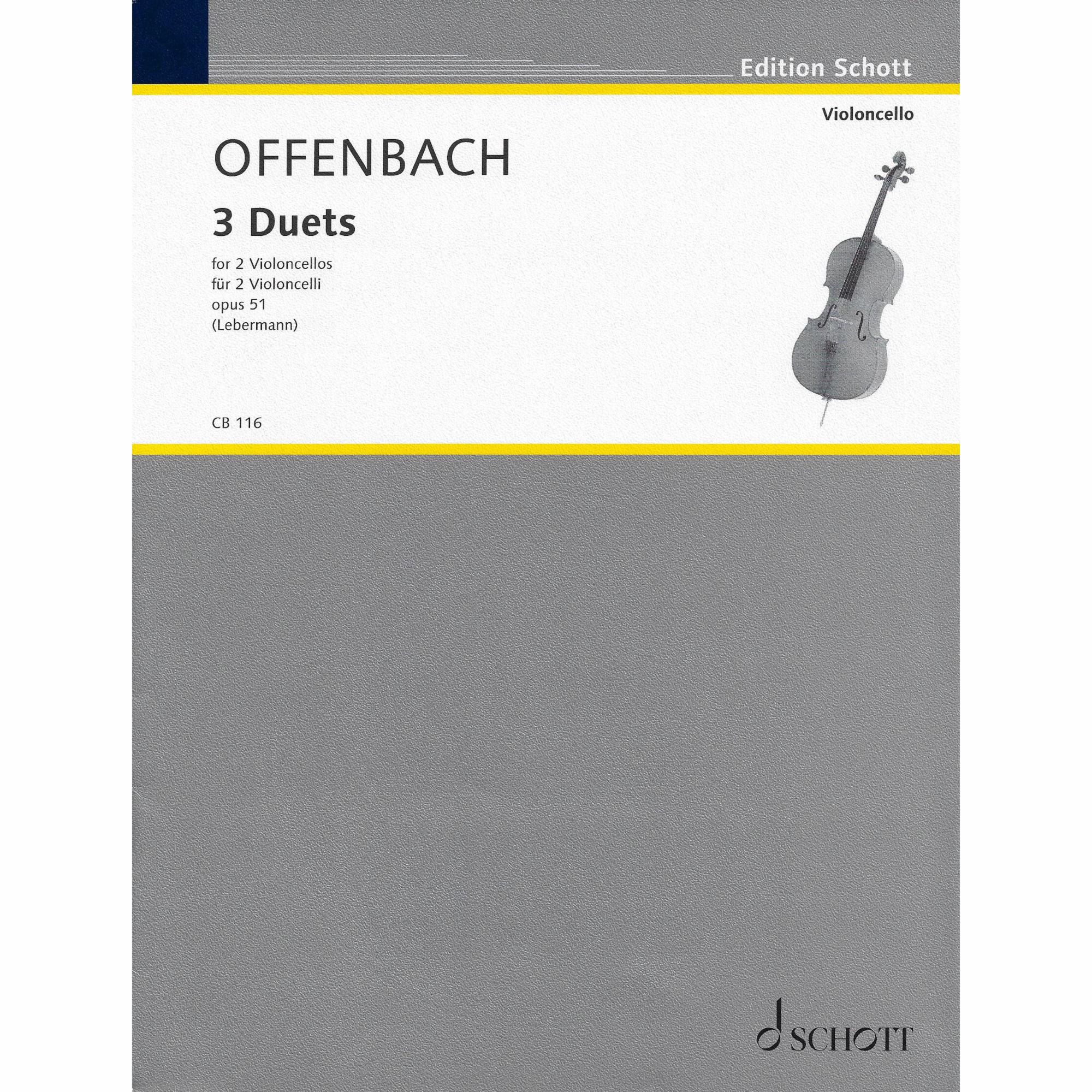Offenbach -- 3 Duets, Op. 51 for Two Cellos