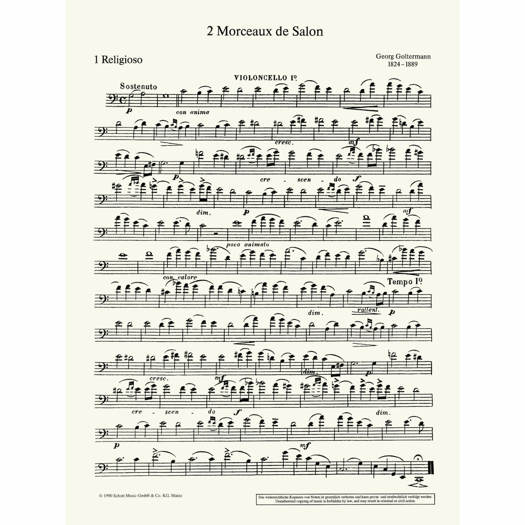 Sample: Cello I (Pg. 2)