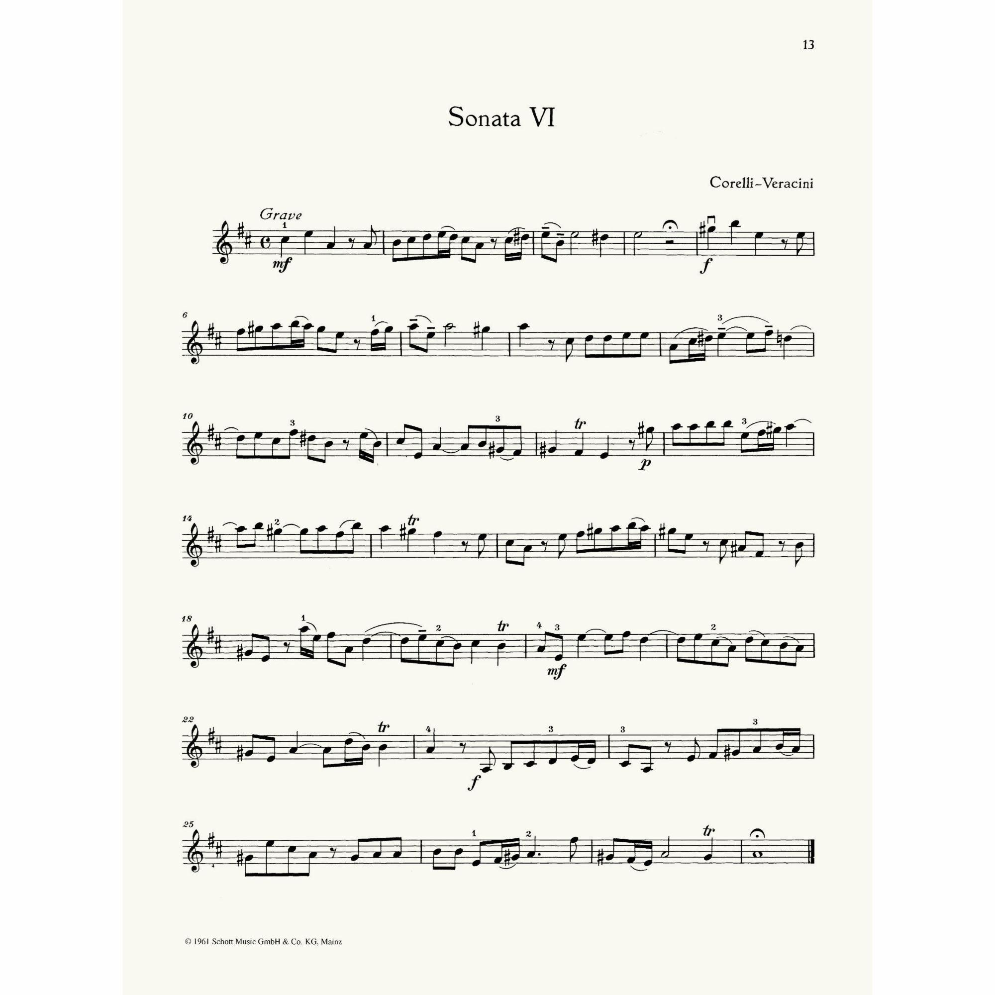 Sample: Vol. 2, Violin Part