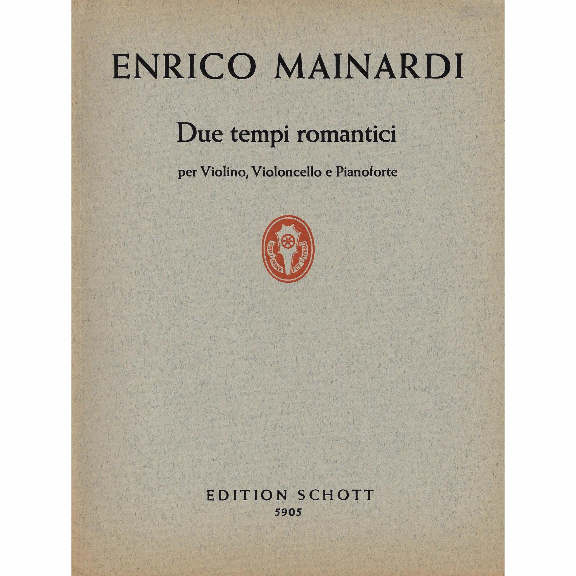 Mainardi -- Due tempi romantici for Piano Trio