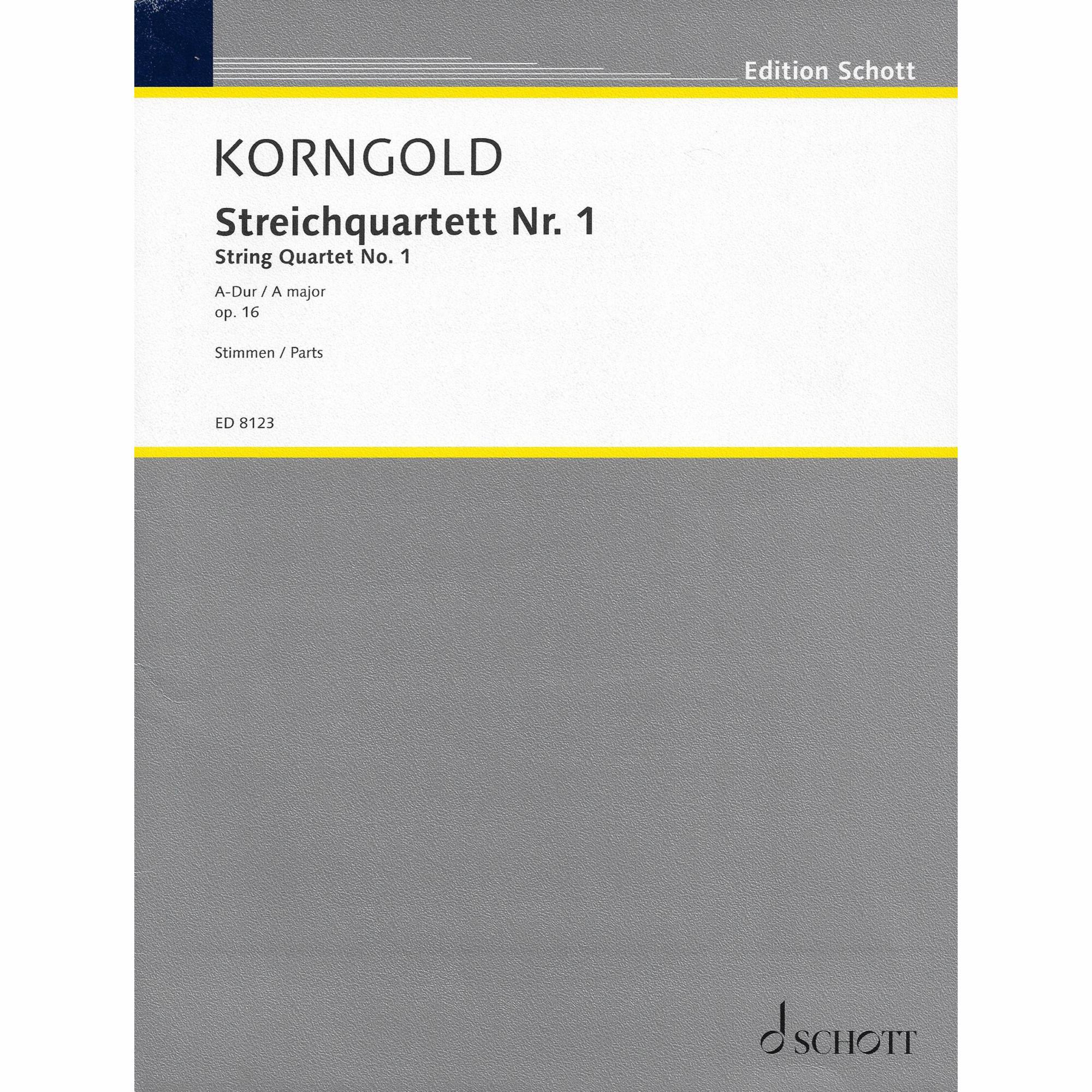 Korngold -- String Quartet No. 1 in A Major, Op. 16