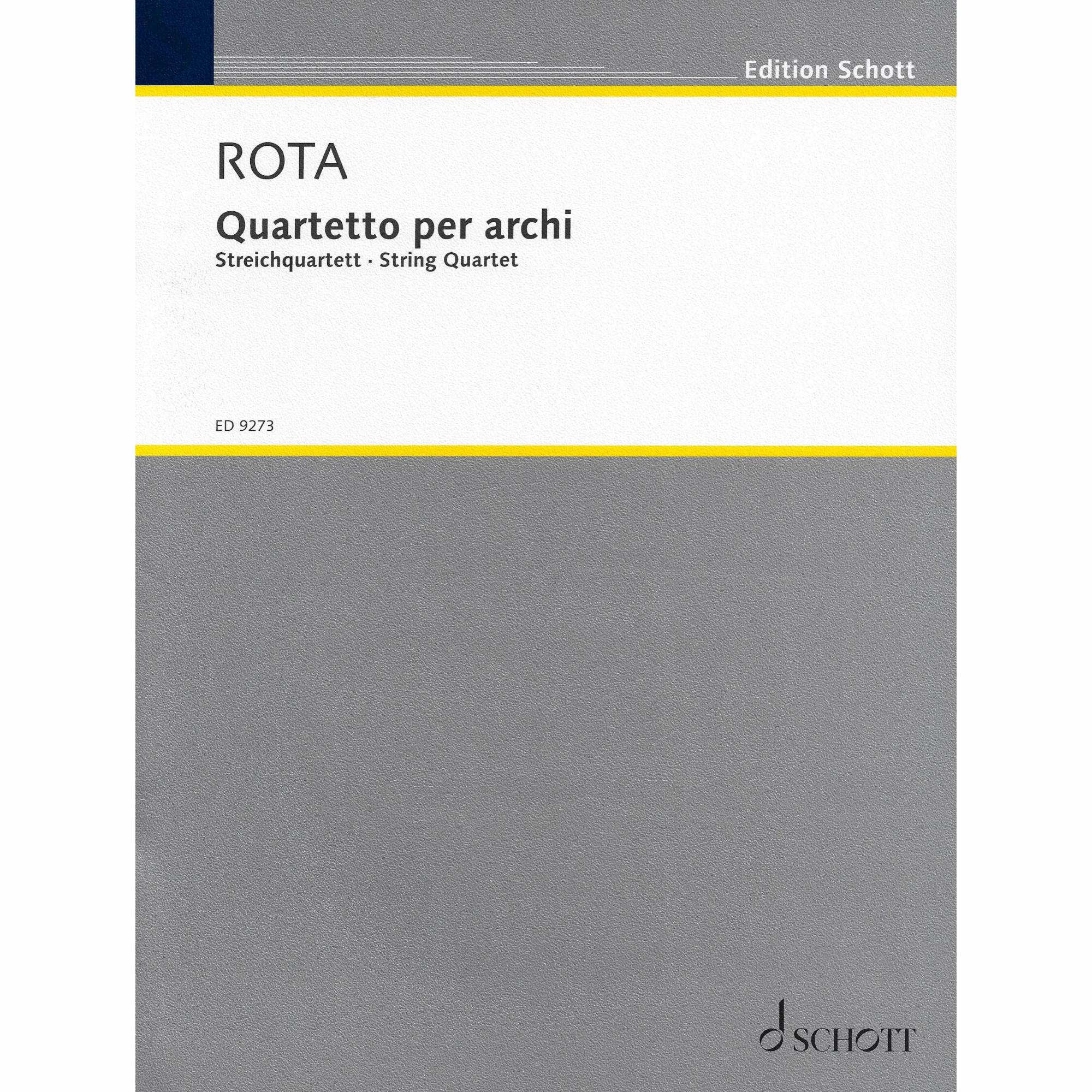 Rota -- String Quartet