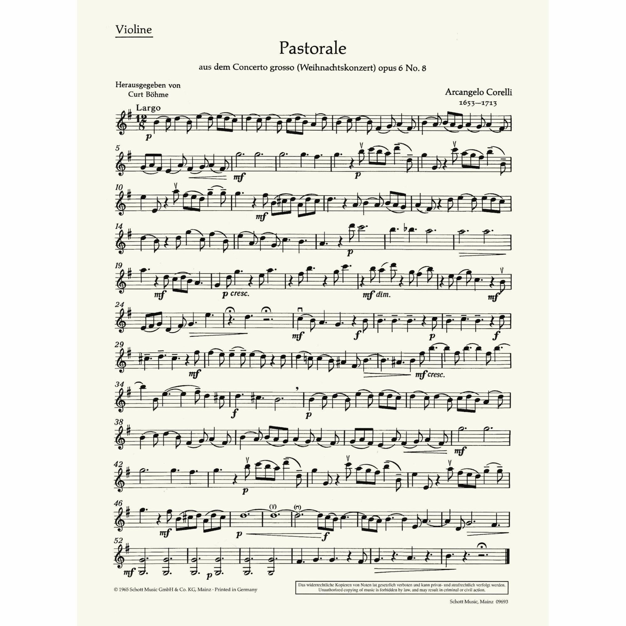 Sample: Violin Part