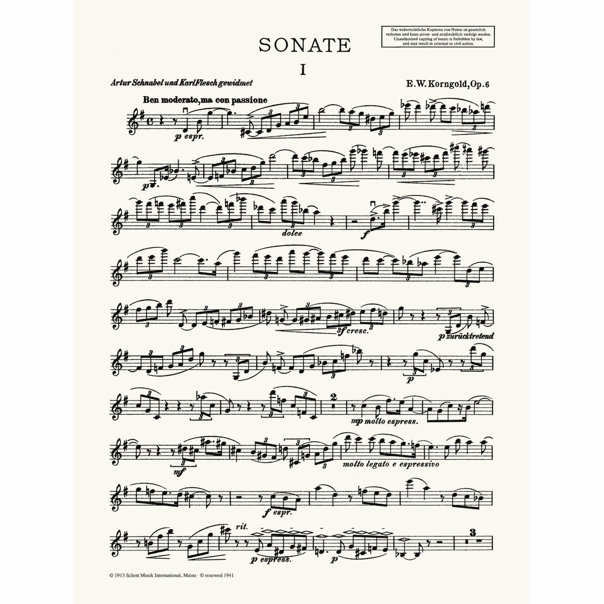 Sample: Violin Part