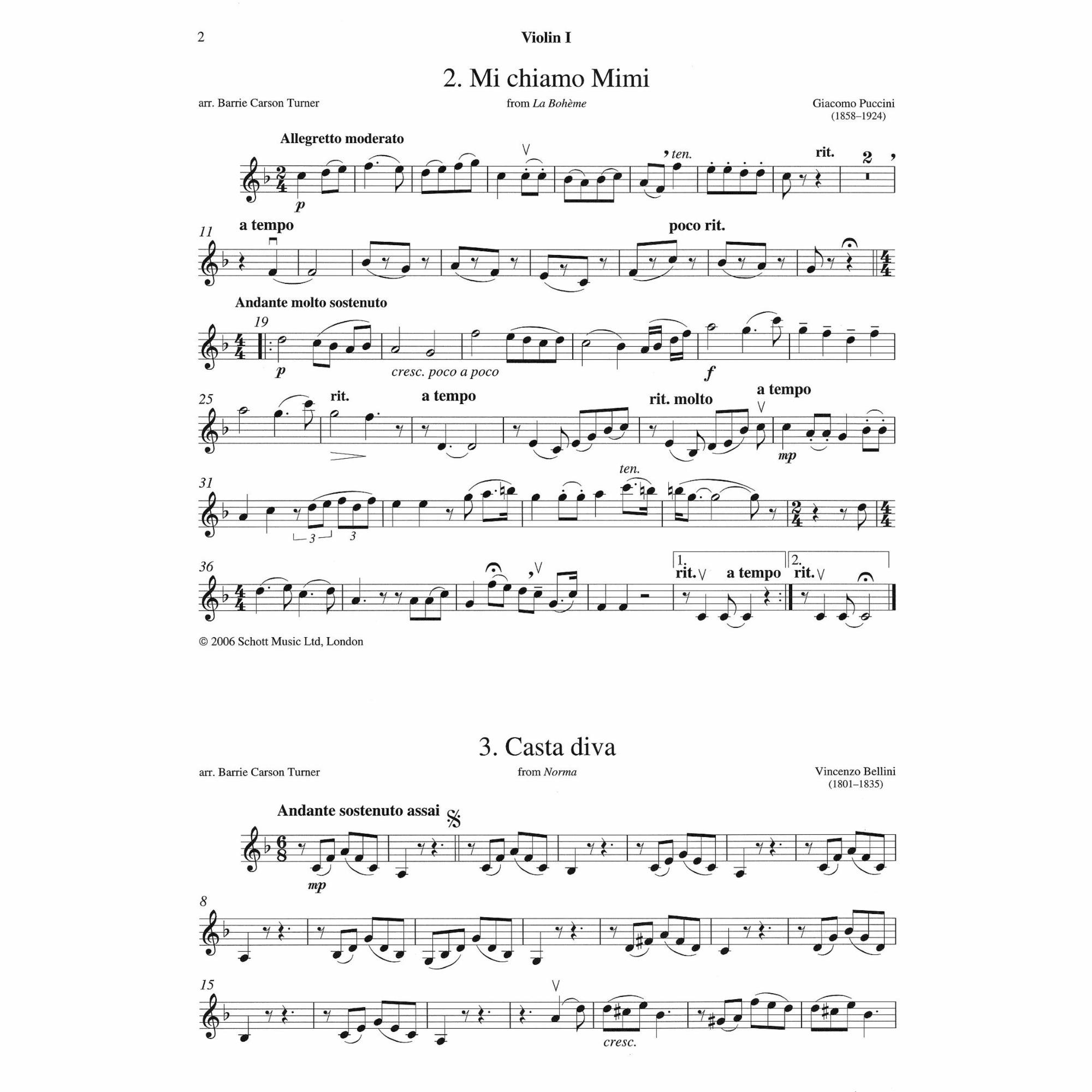 Sample: Violin I (Pg. 2)