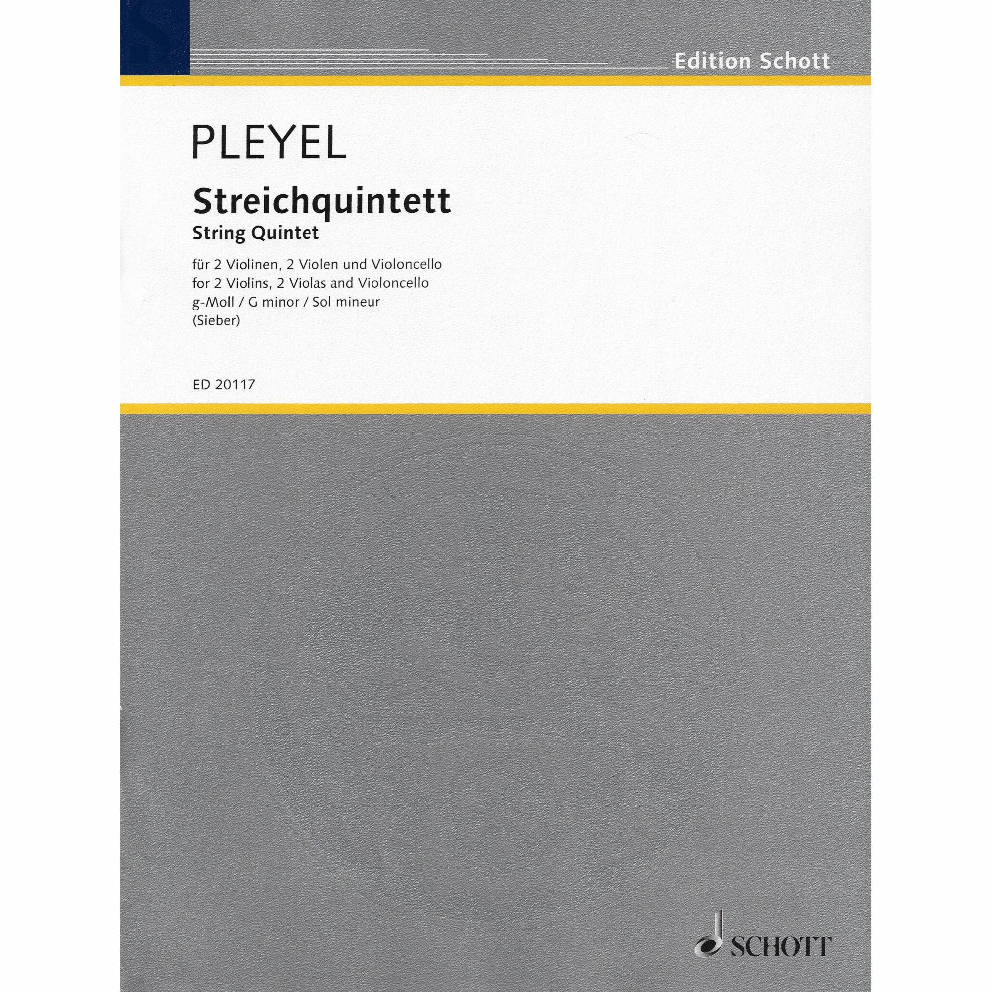 Pleyel -- String Quintet in G Minor