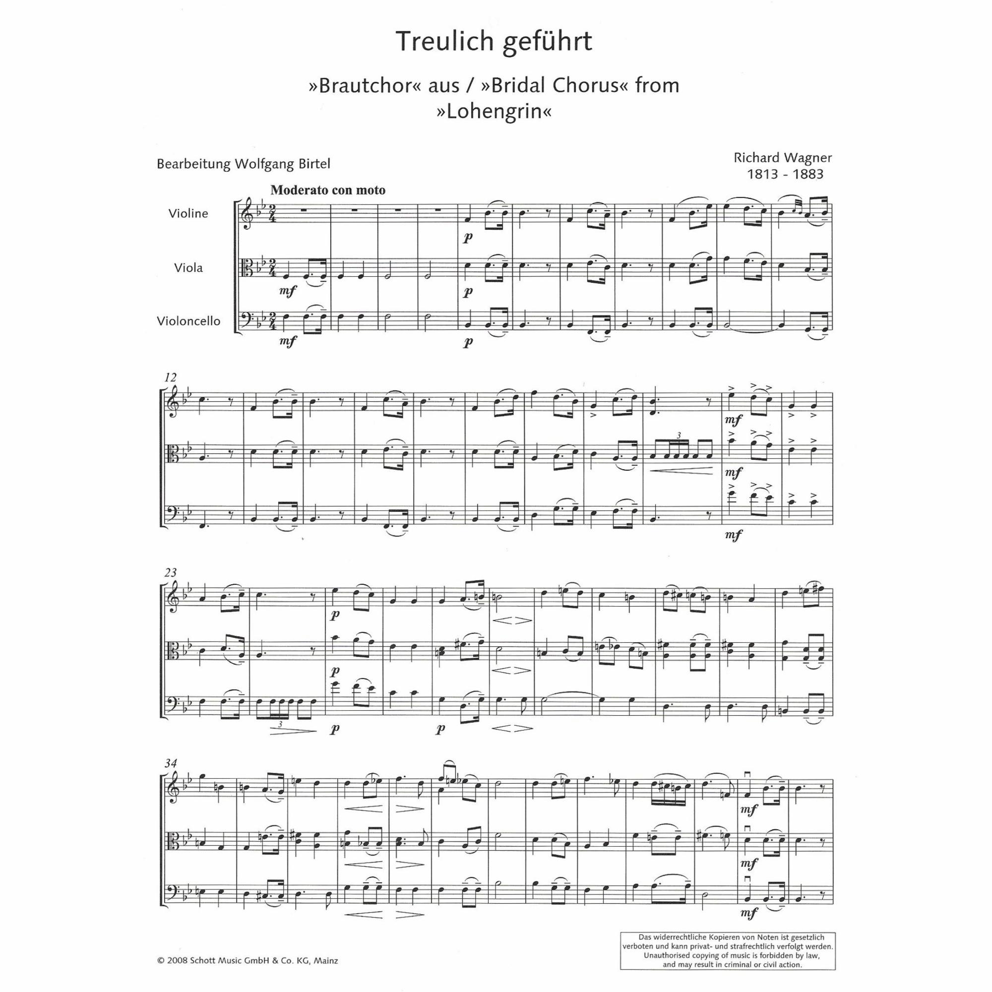 Sample: String Trio, Score