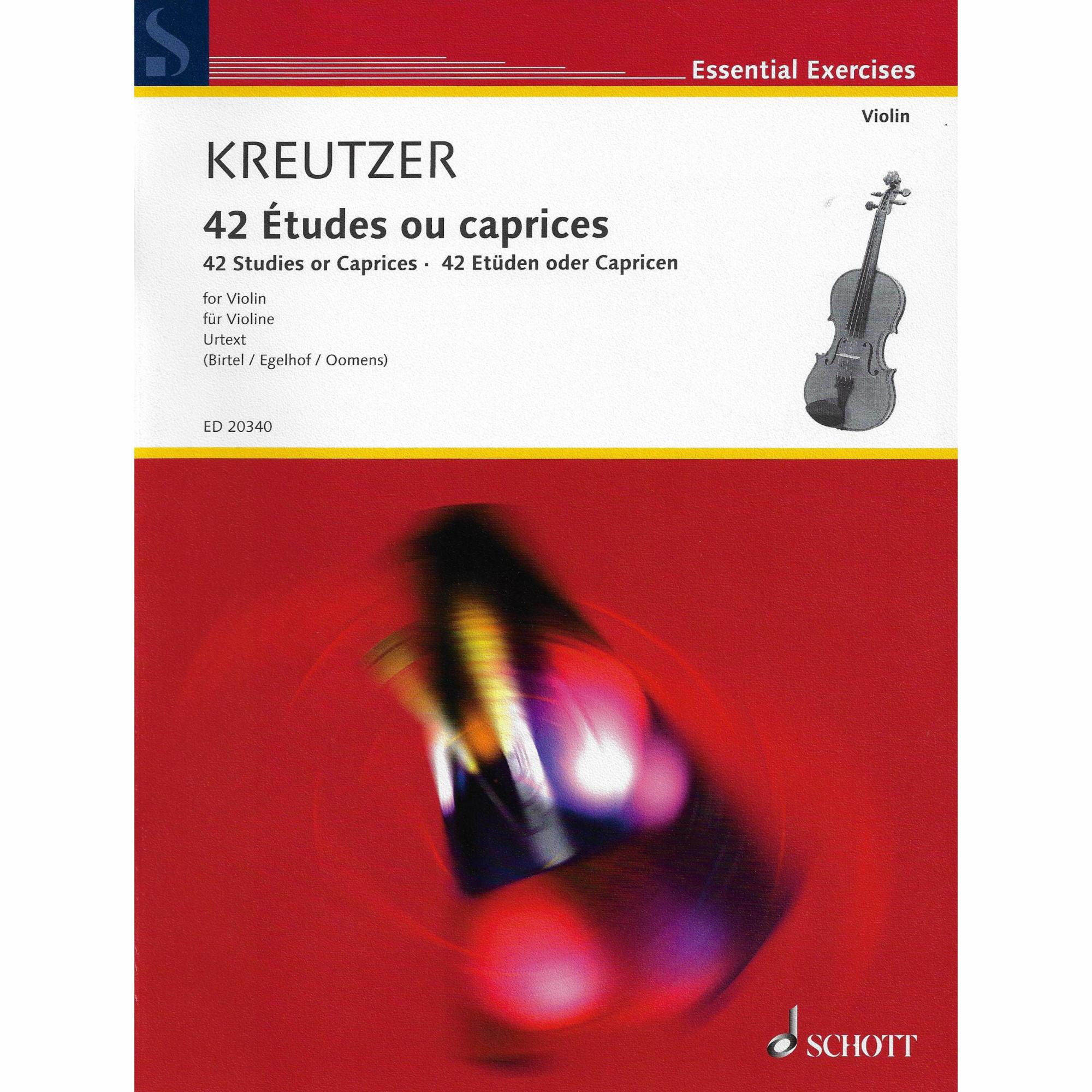 Kreutzer -- 42 Studies or Caprices for Violin