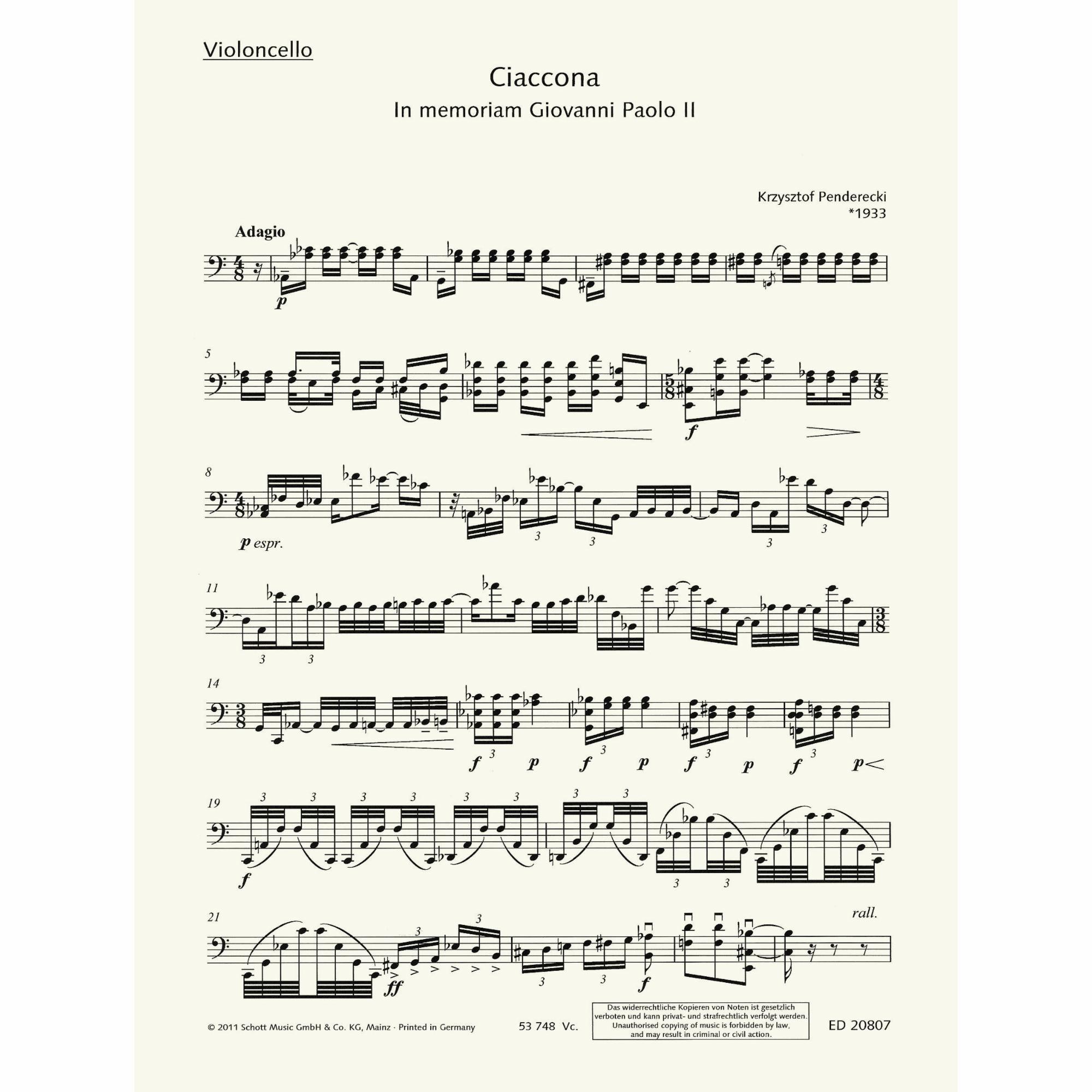 Sample: Cello (Pg. 2)