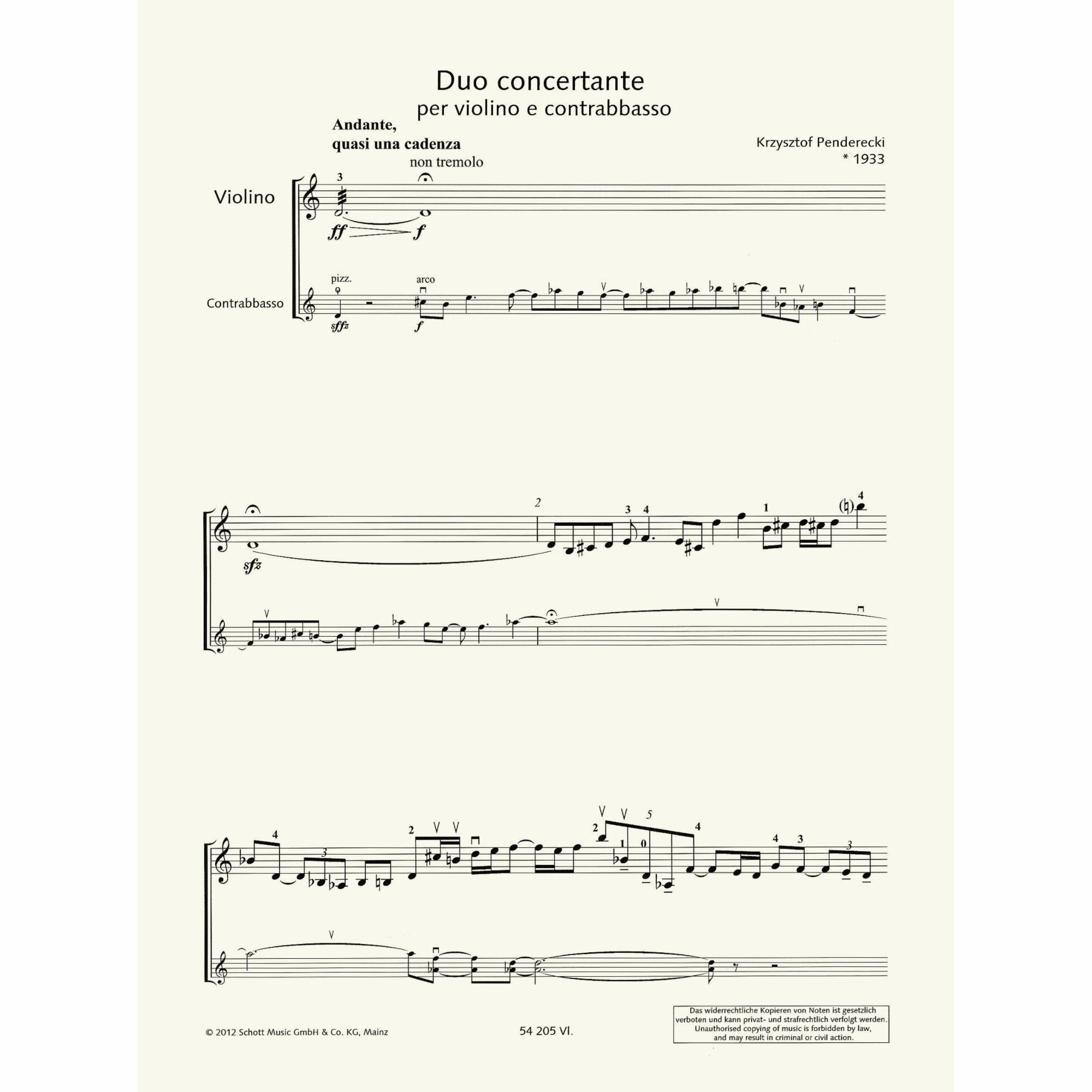 Sample: Violin Score (Pg. 8)