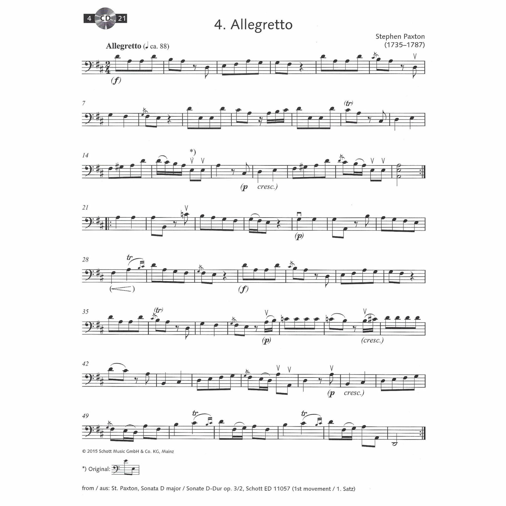 Sample: Vol. 2, Cello (Pg. 7)