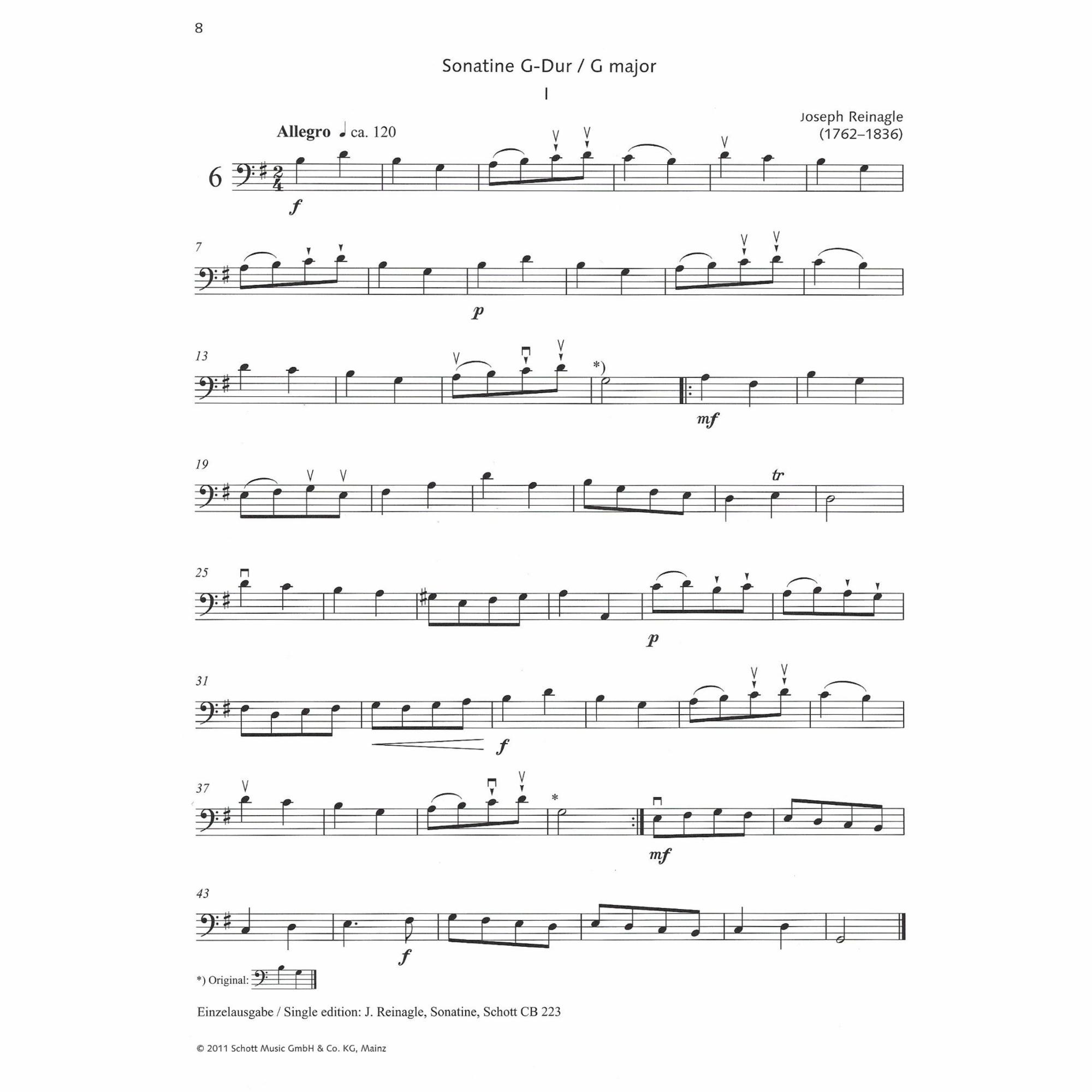Sample: Cello (Pg. 8)