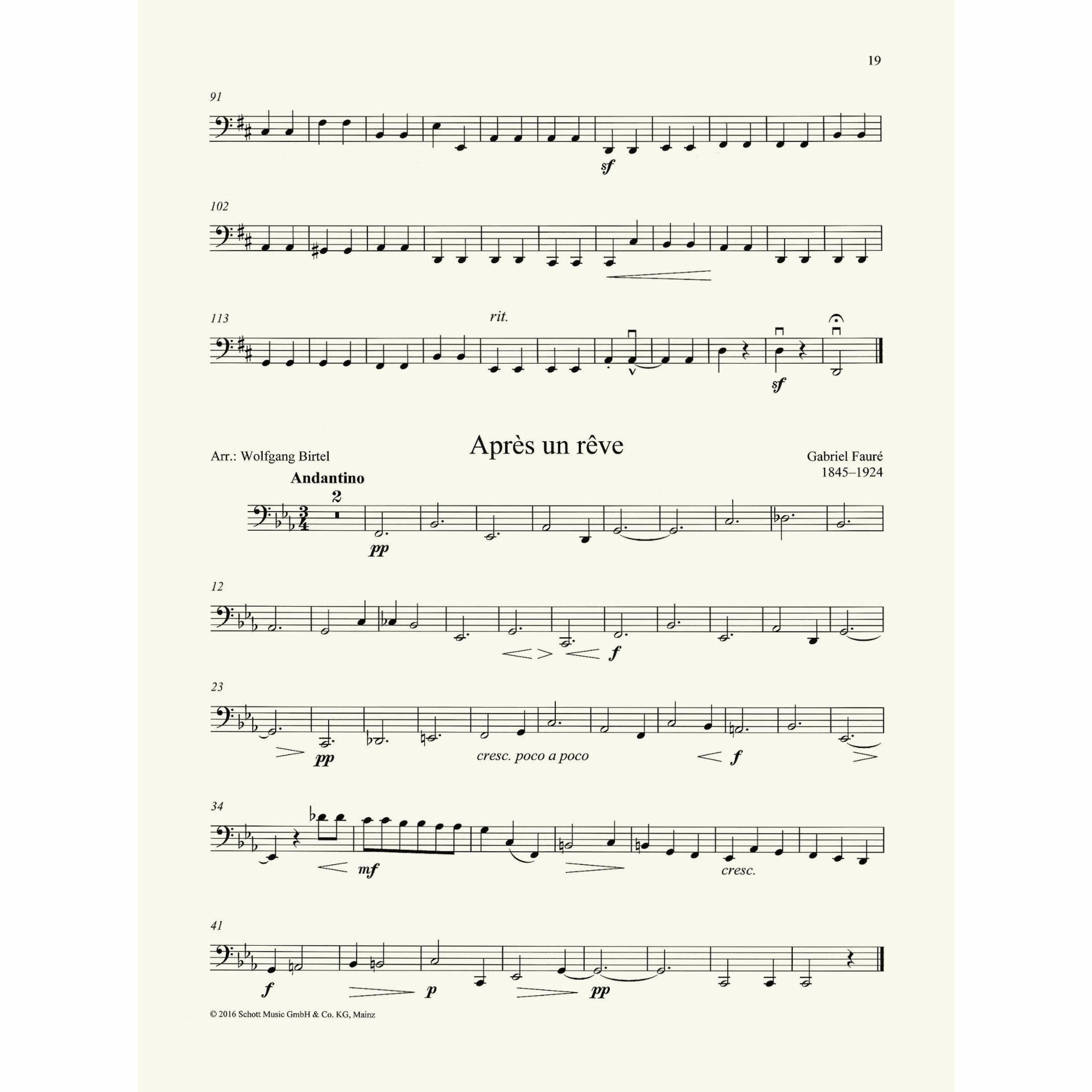 Sample: Cello (Pg. 19)