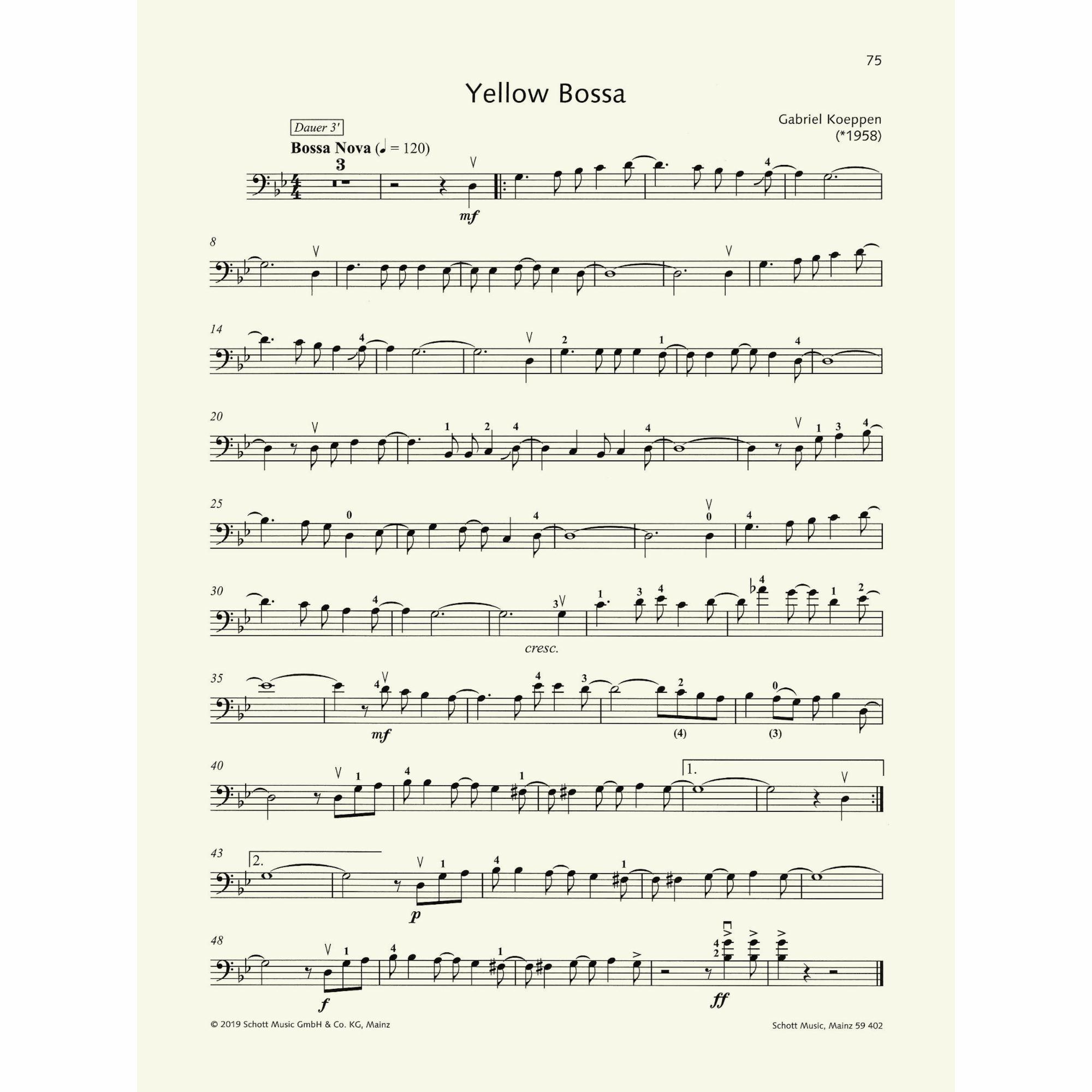 Sample: Cello I (Pg. 75)