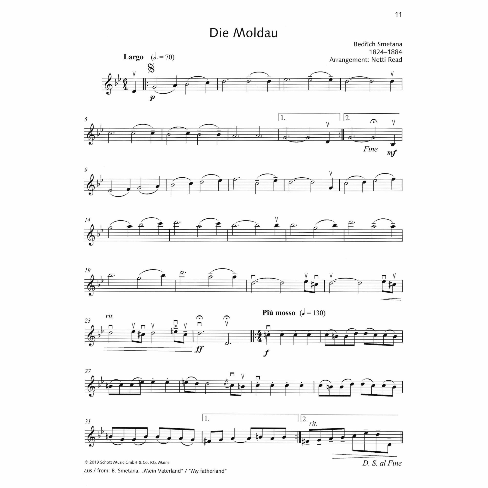 Sample: Violin I (Pg. 11)