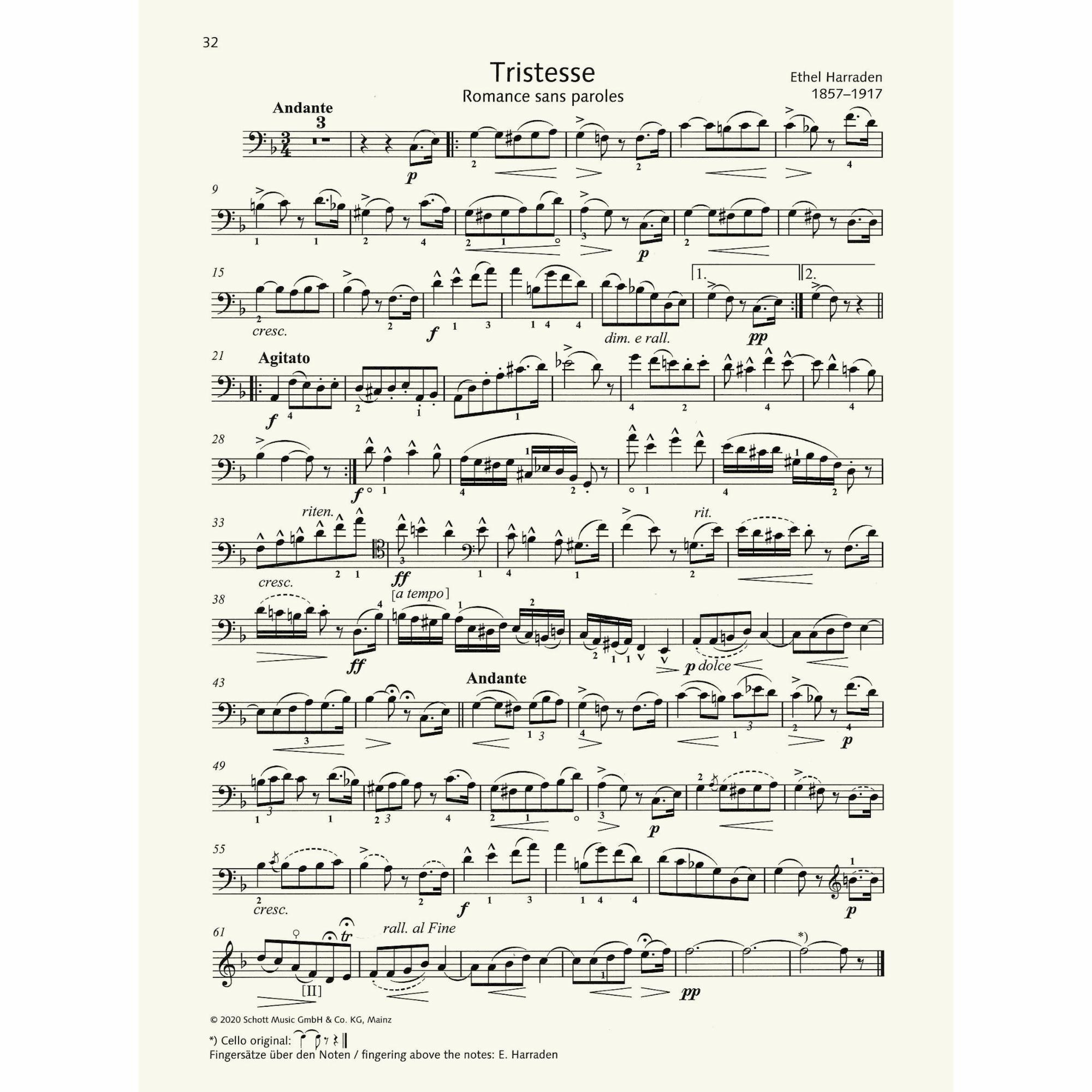 Sample: Cello (Pg. 32)