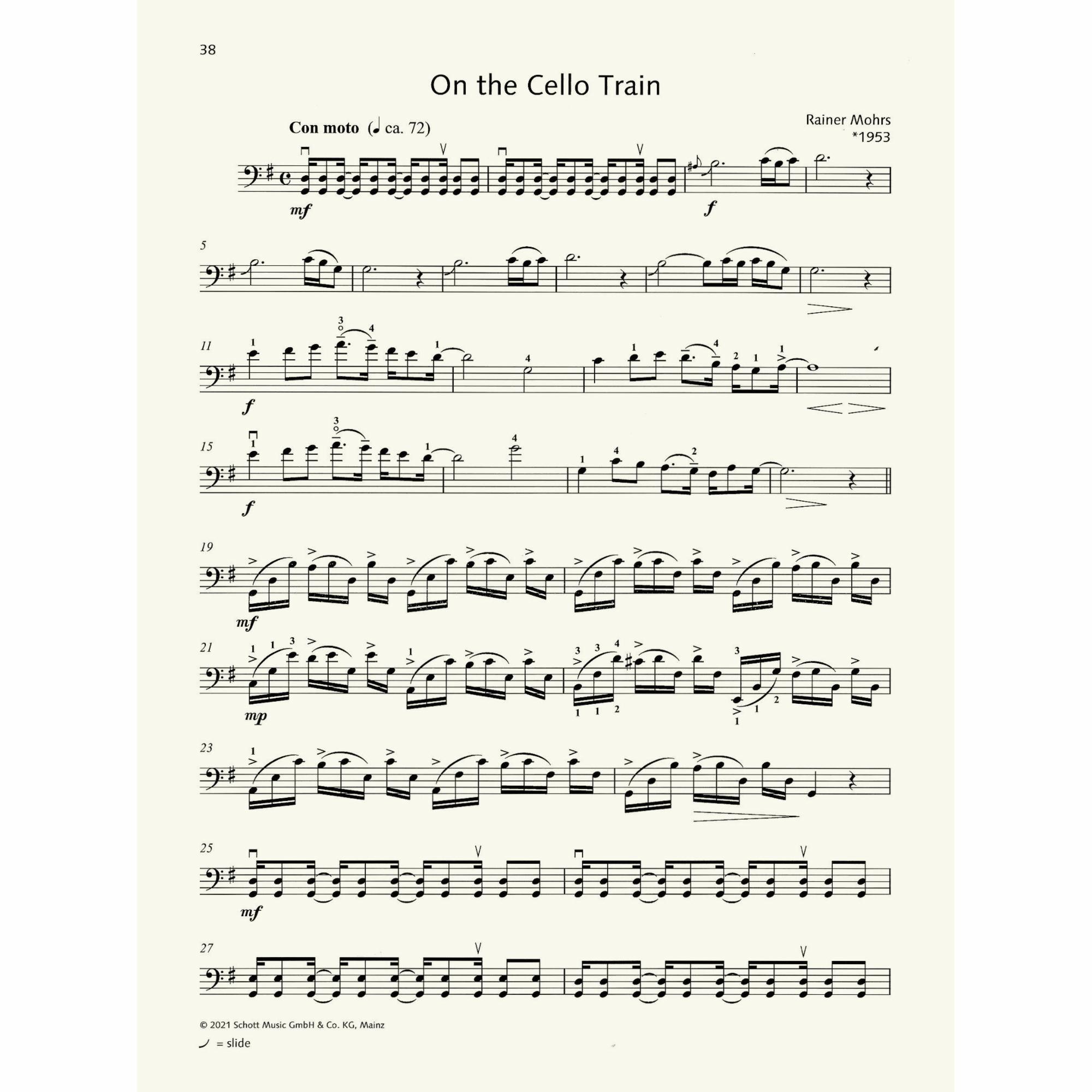 Sample: Cello Part