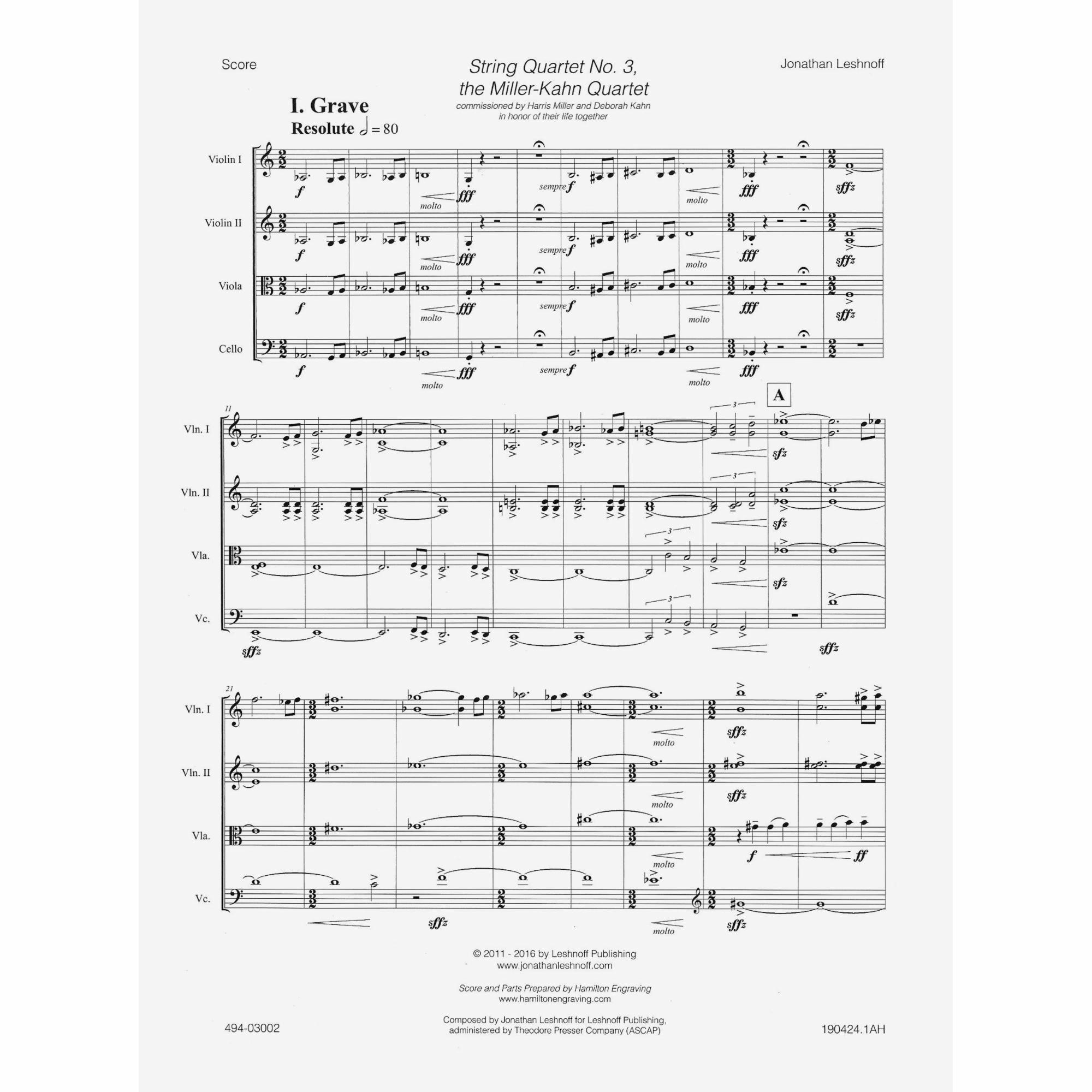 Sample: Score (Pg. 1)