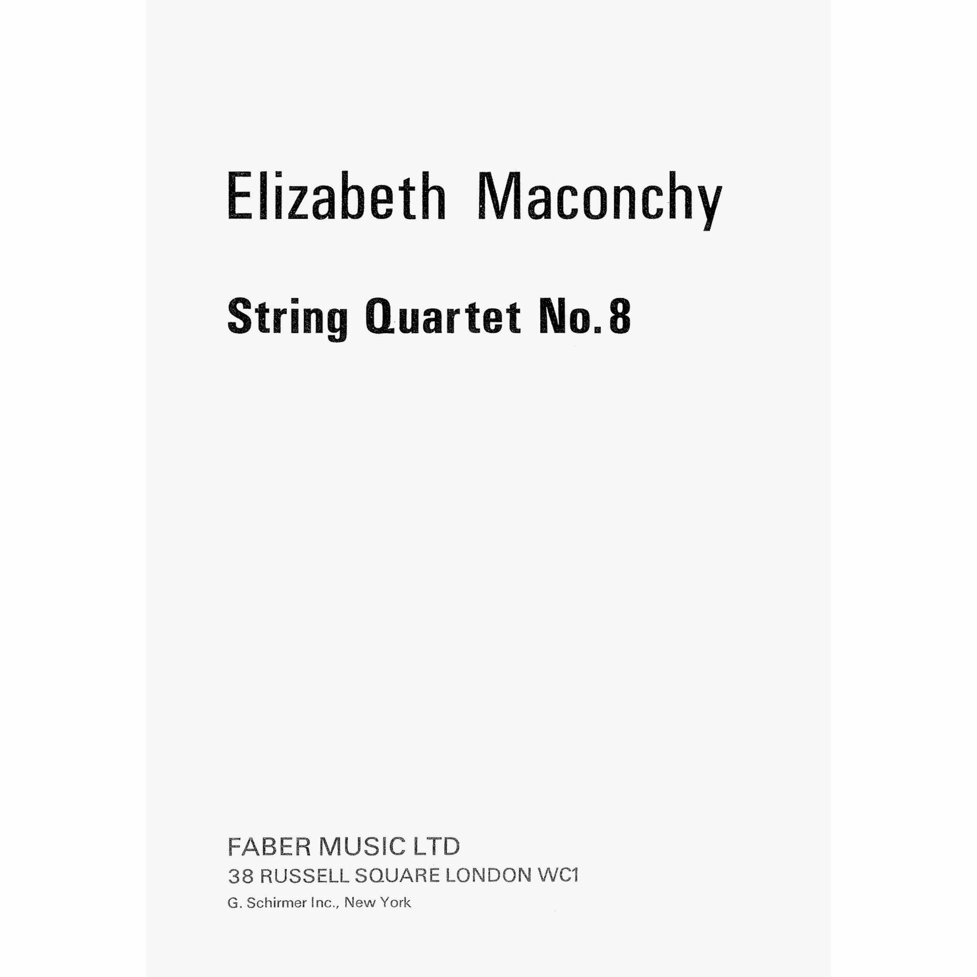 Maconchy -- String Quartet No. 8