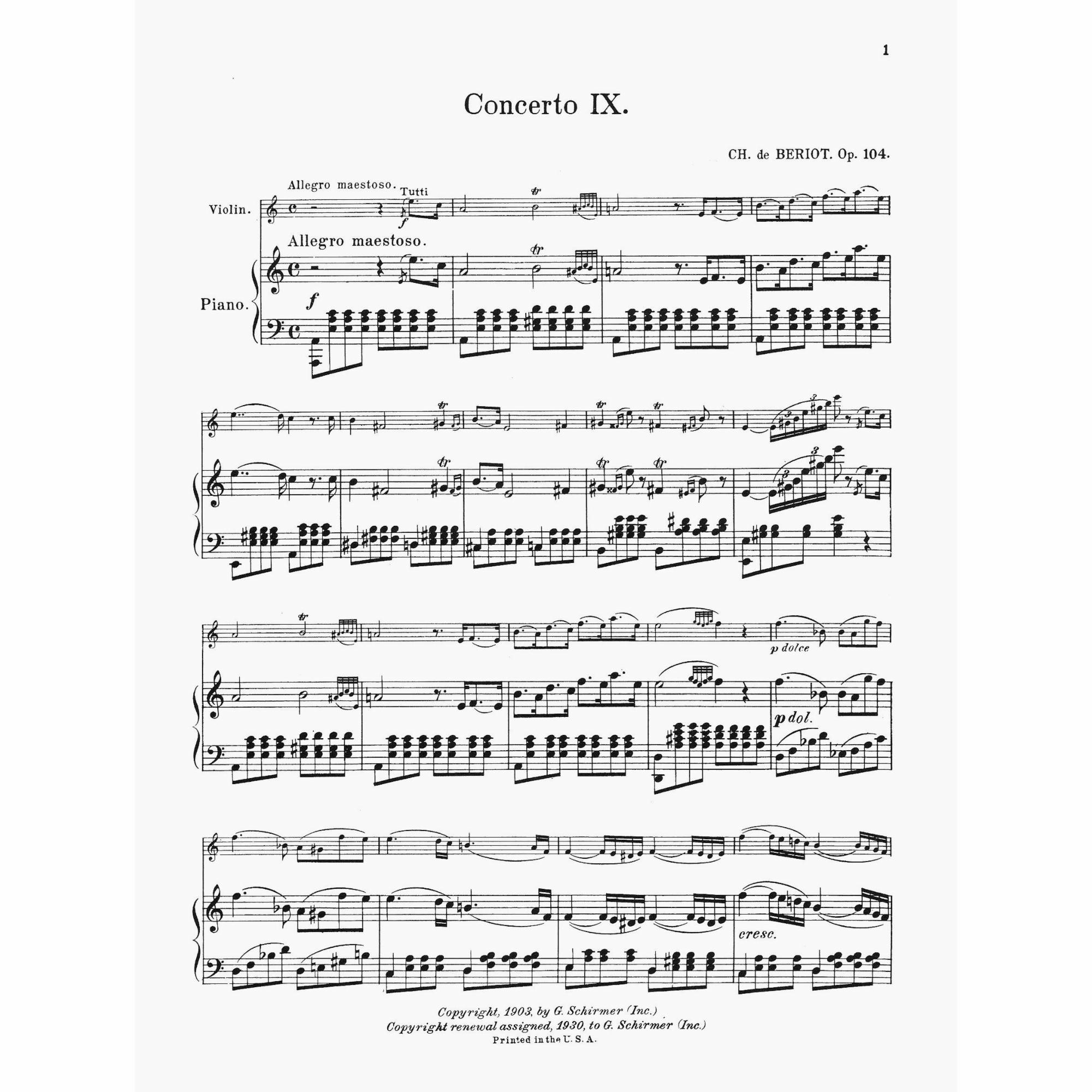 Sample: Piano (Pg. 1)