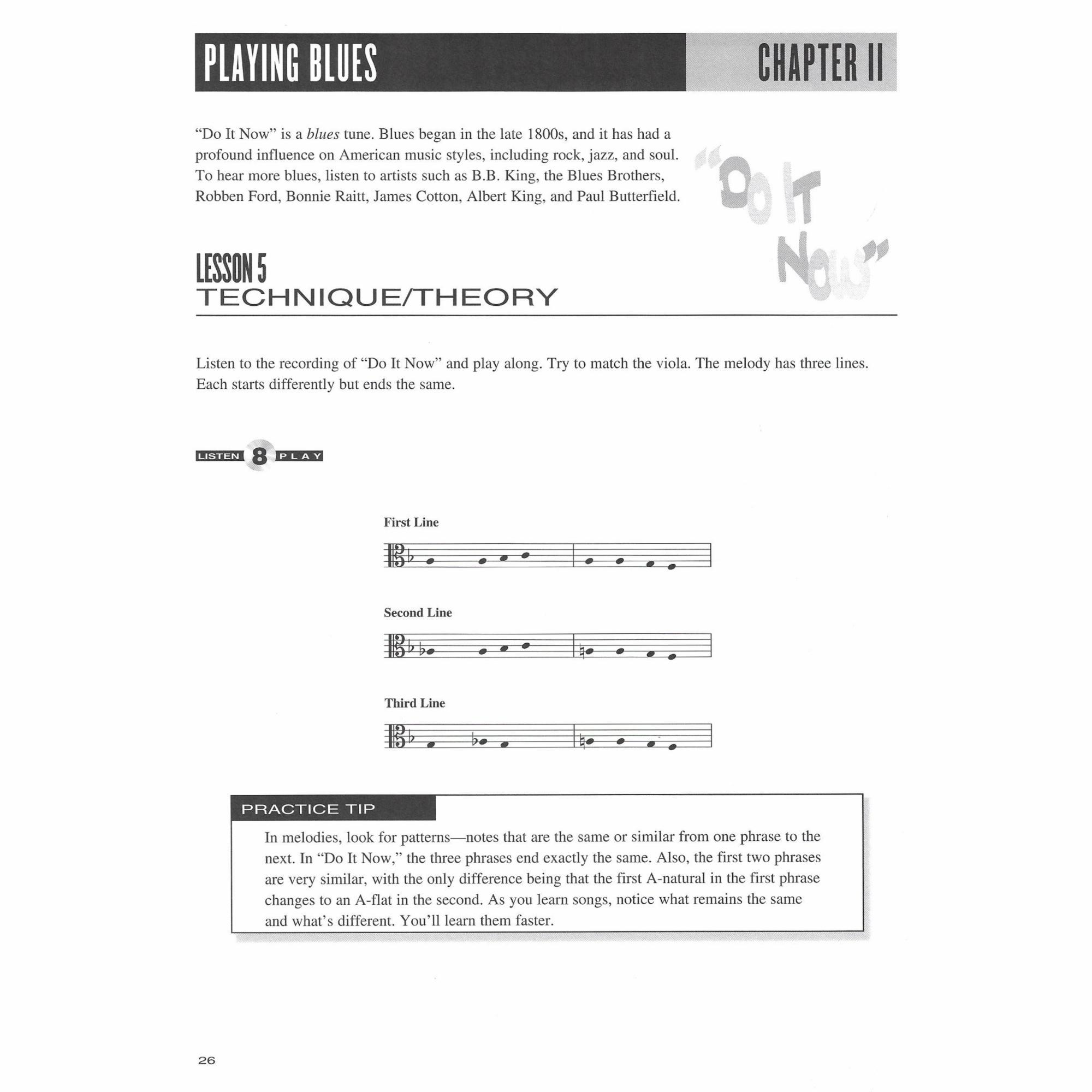 Sample: Viola (Pg. 26)