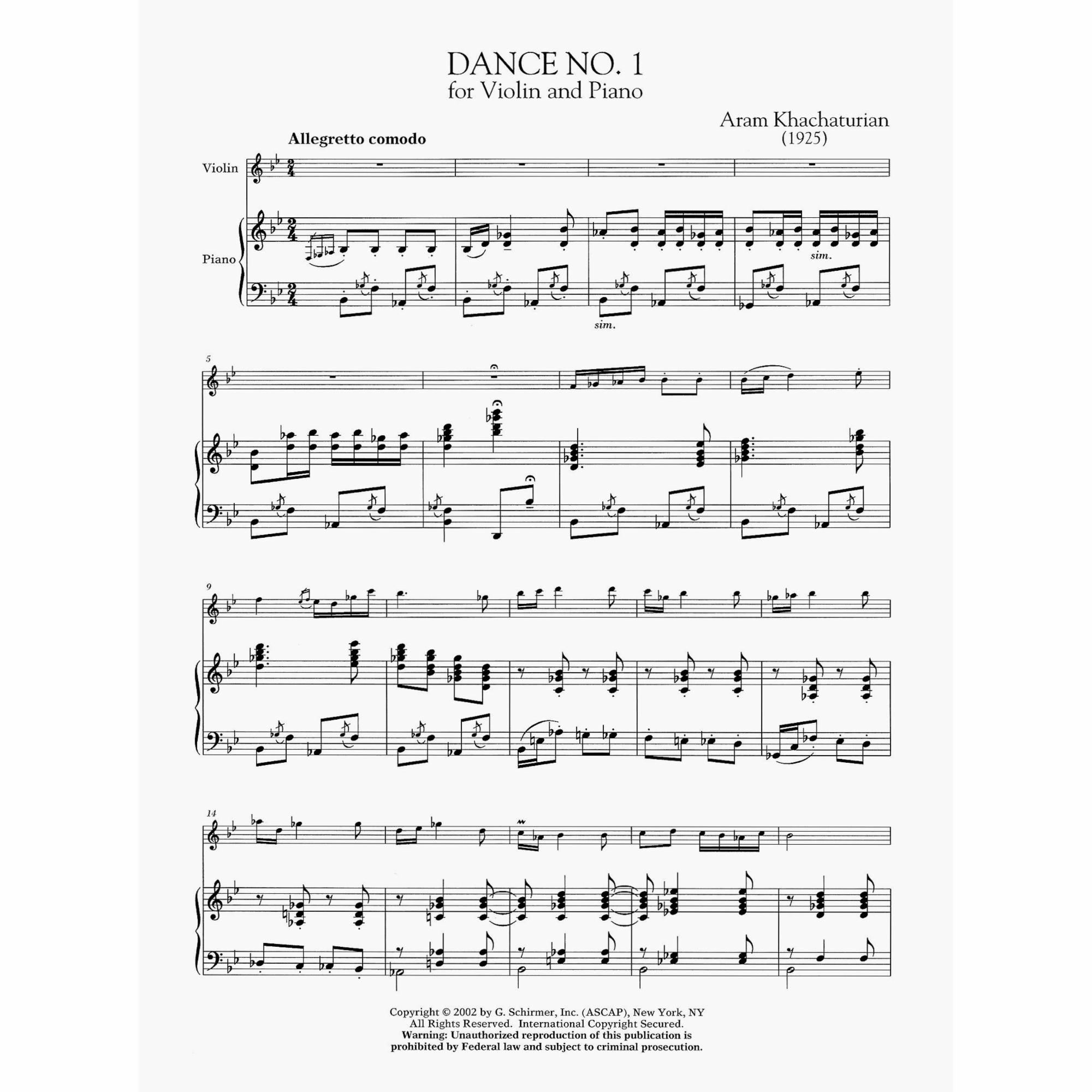 Sample: Piano Part