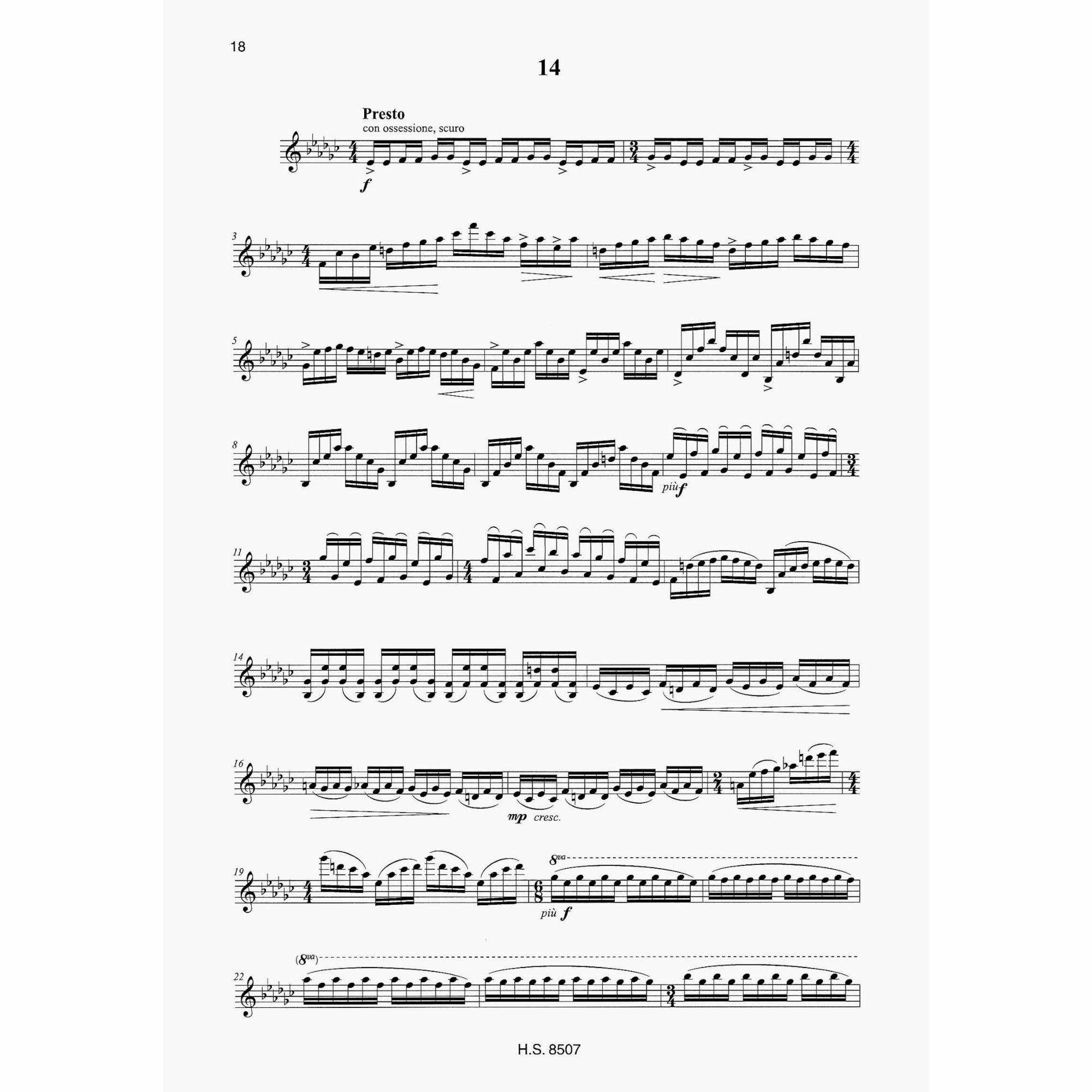 Sample: Violin (Pg. 18)