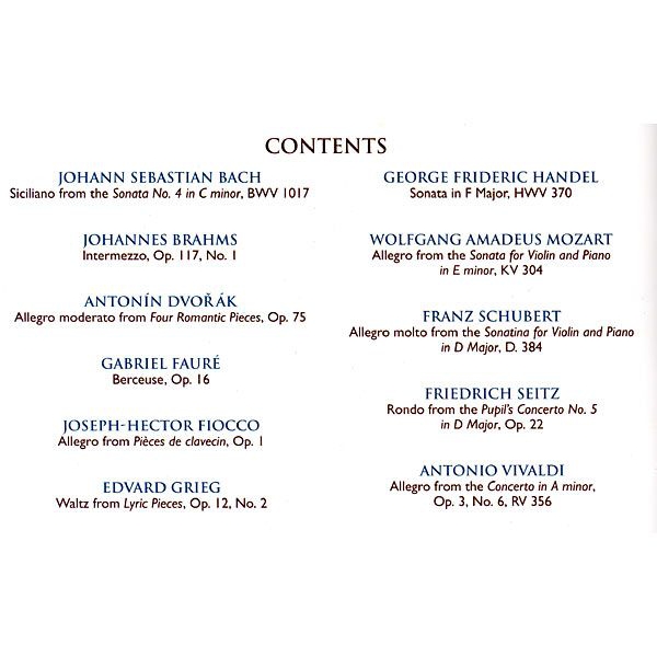 Table of contents