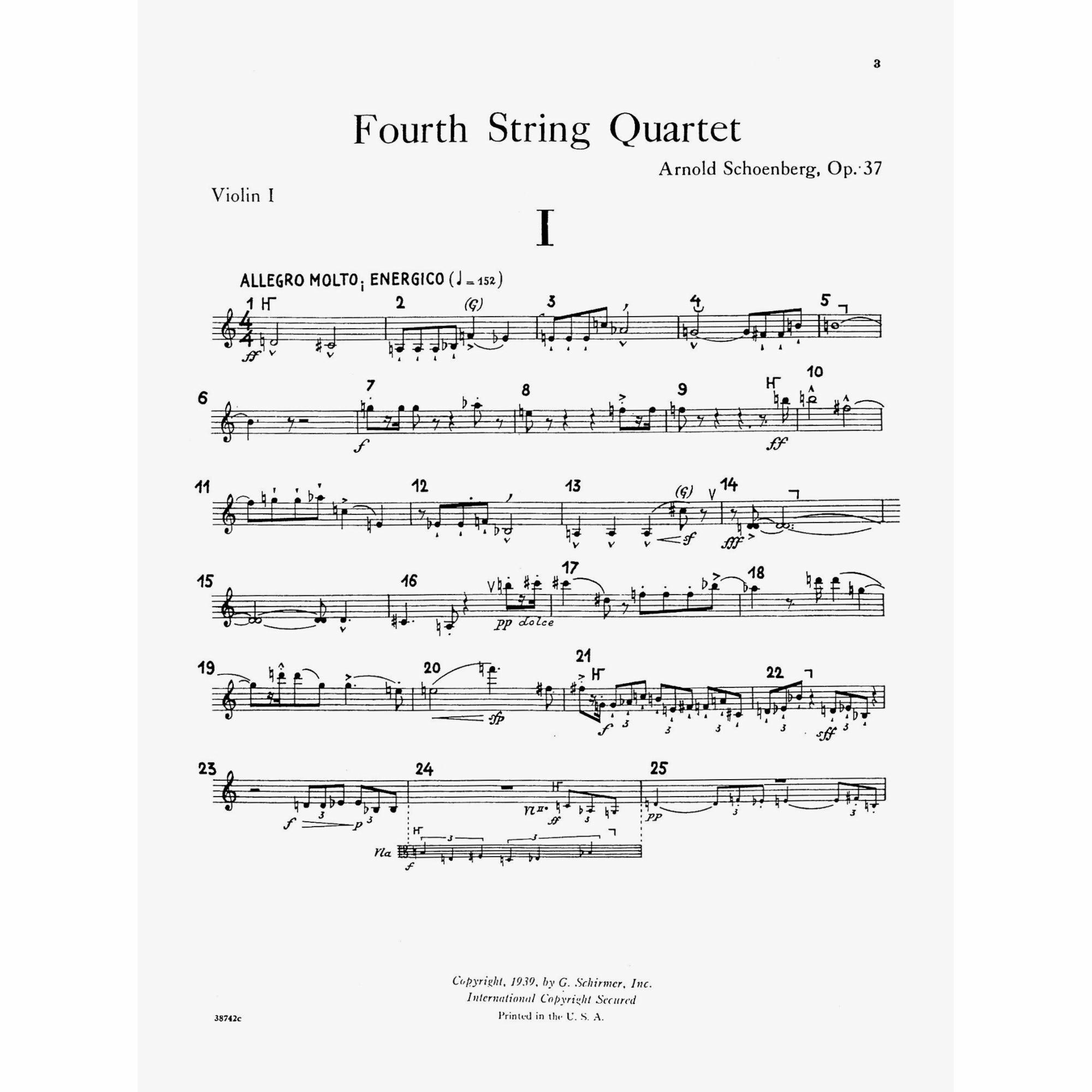 Sample: Violin I (Pg. 3)