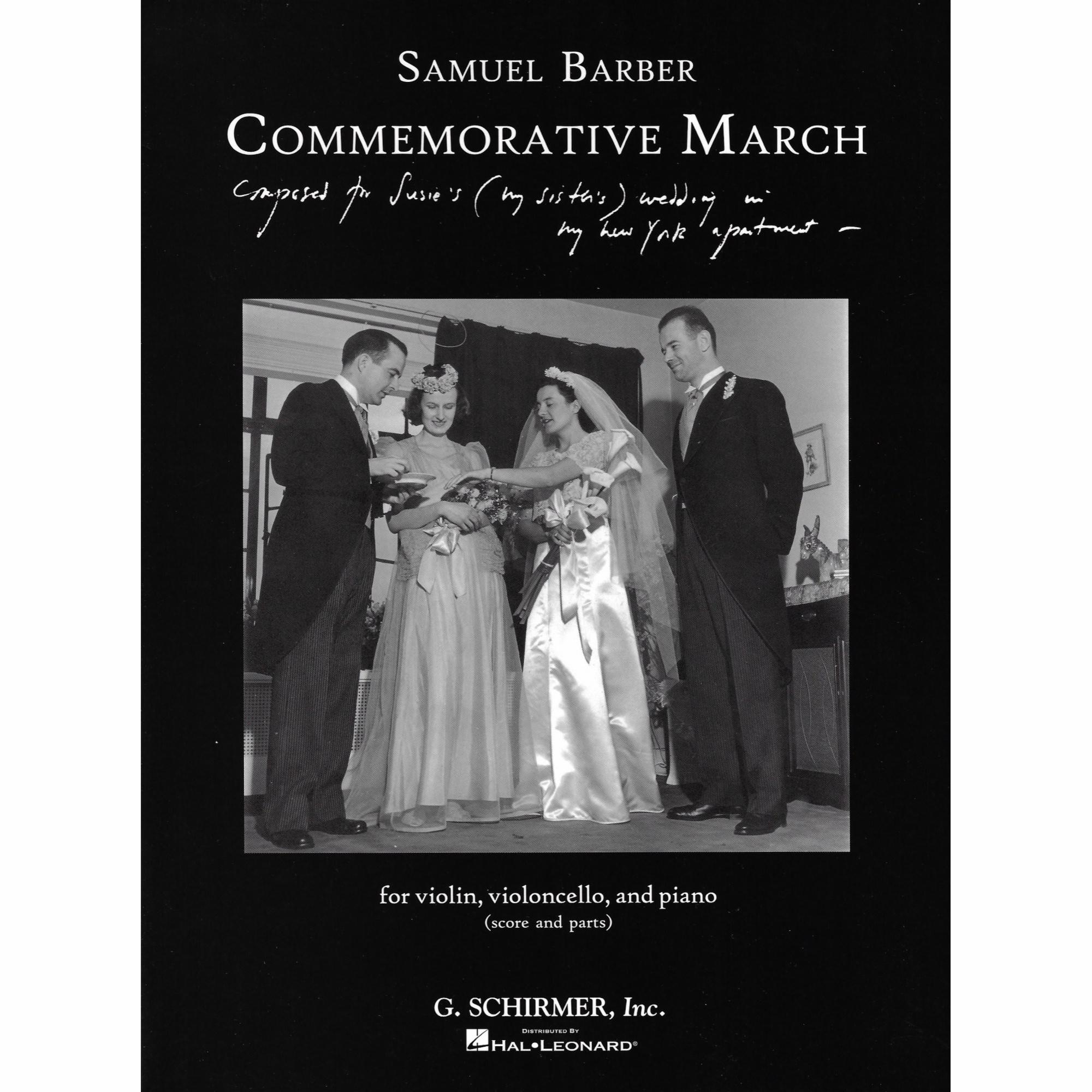 Barber -- Commemorative March for Piano Trio