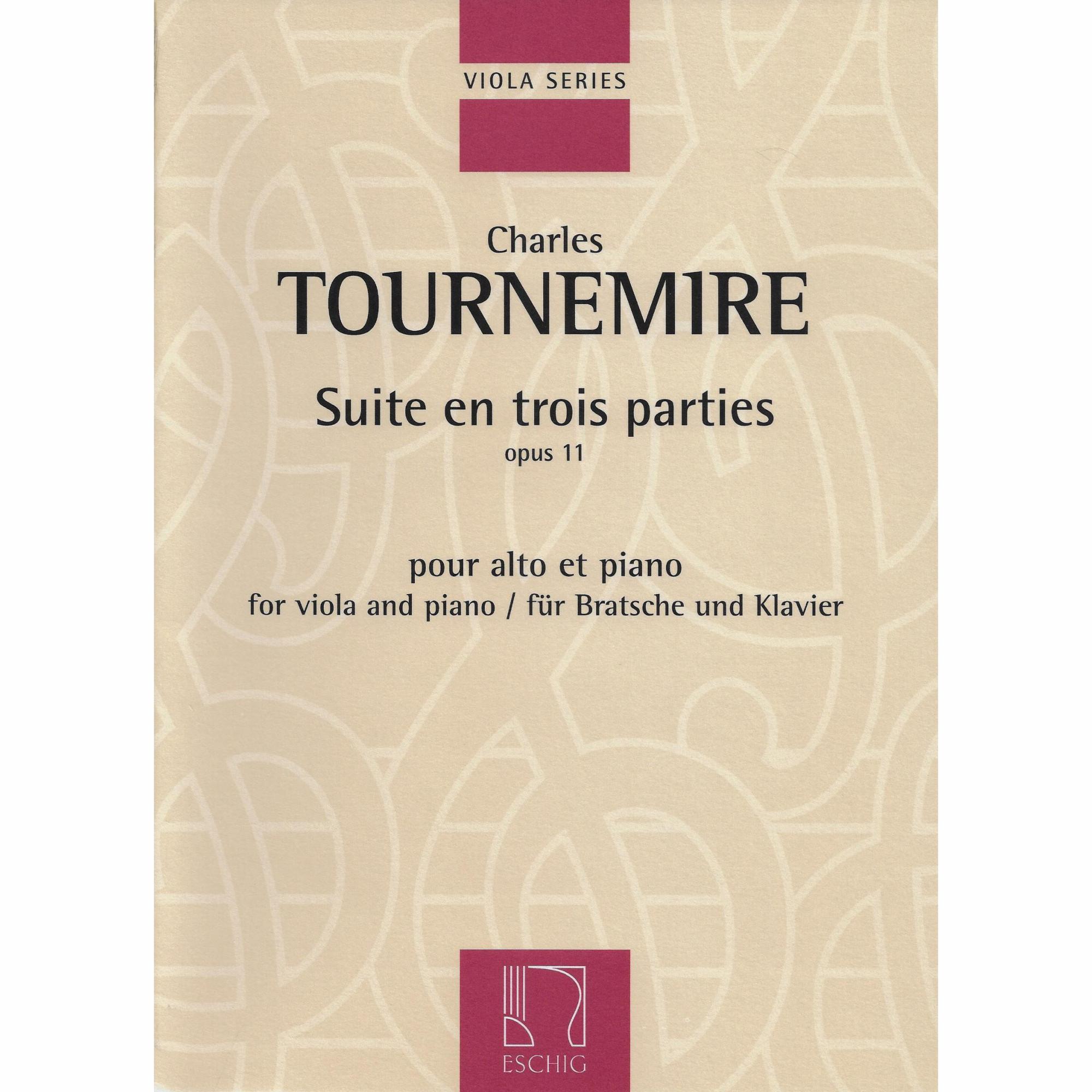 Suite en trois parties, Op. 11 for Viola