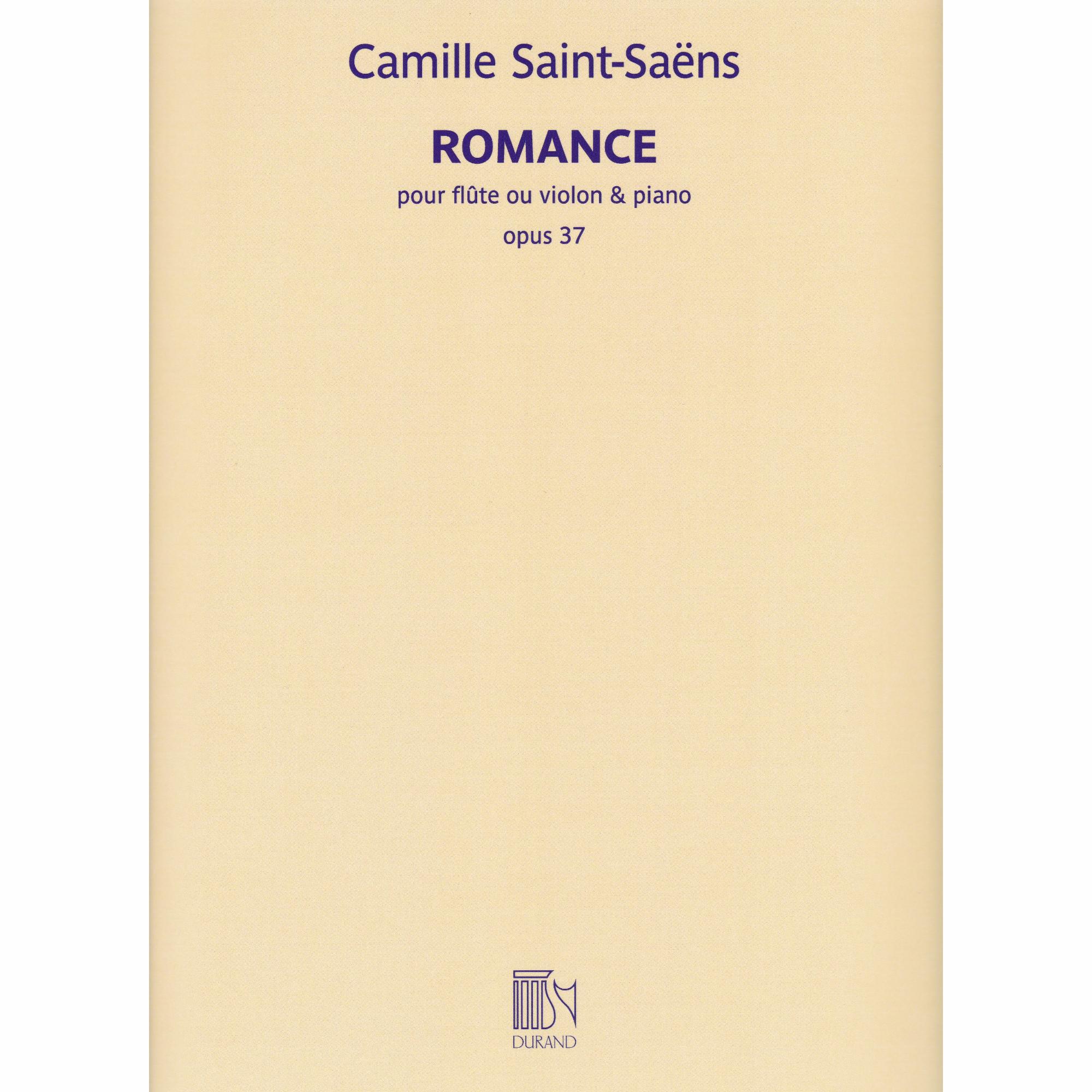 Saint-Saens -- Romance, Op. 37 for Violin and Piano