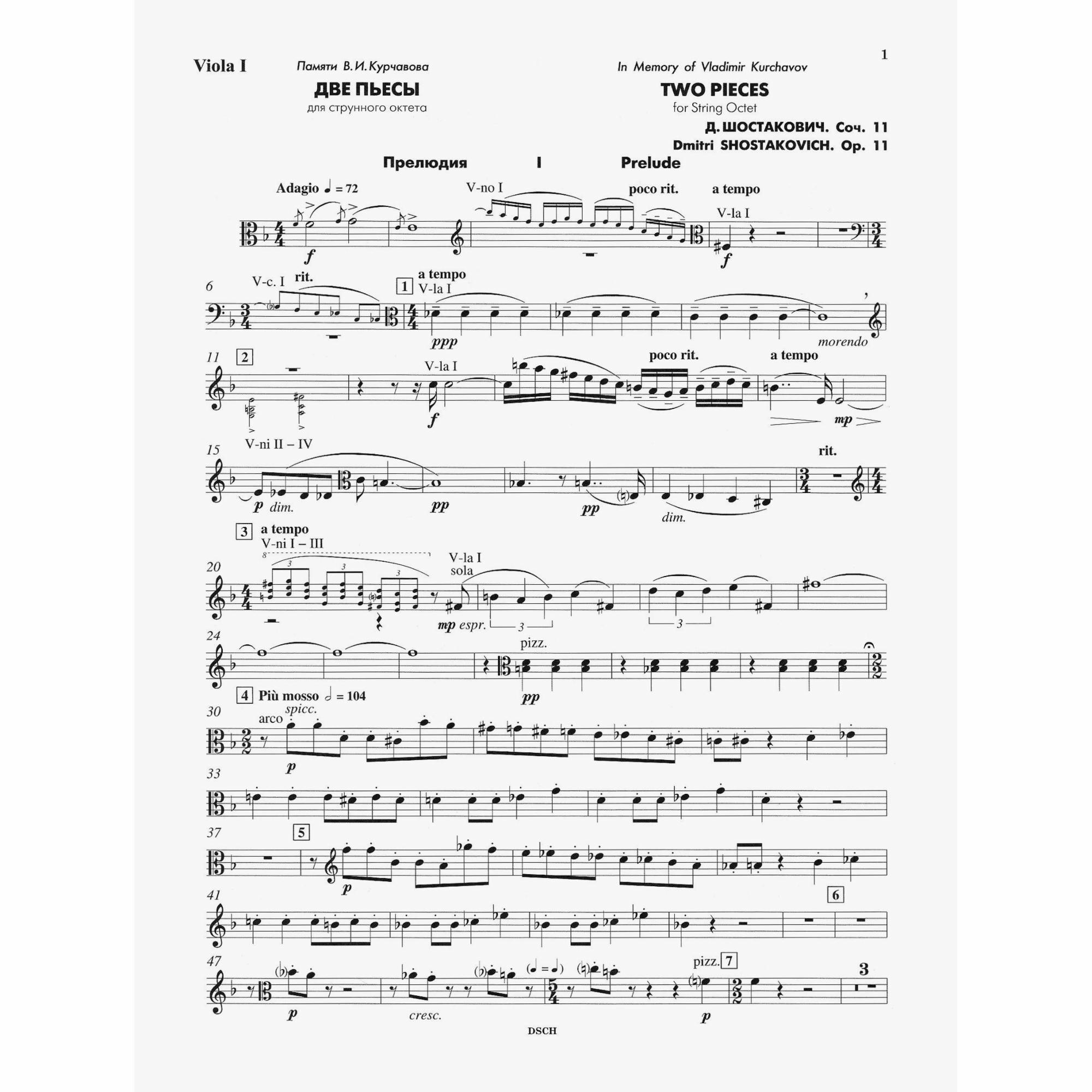 Sample: Viola I (Pg. 1)