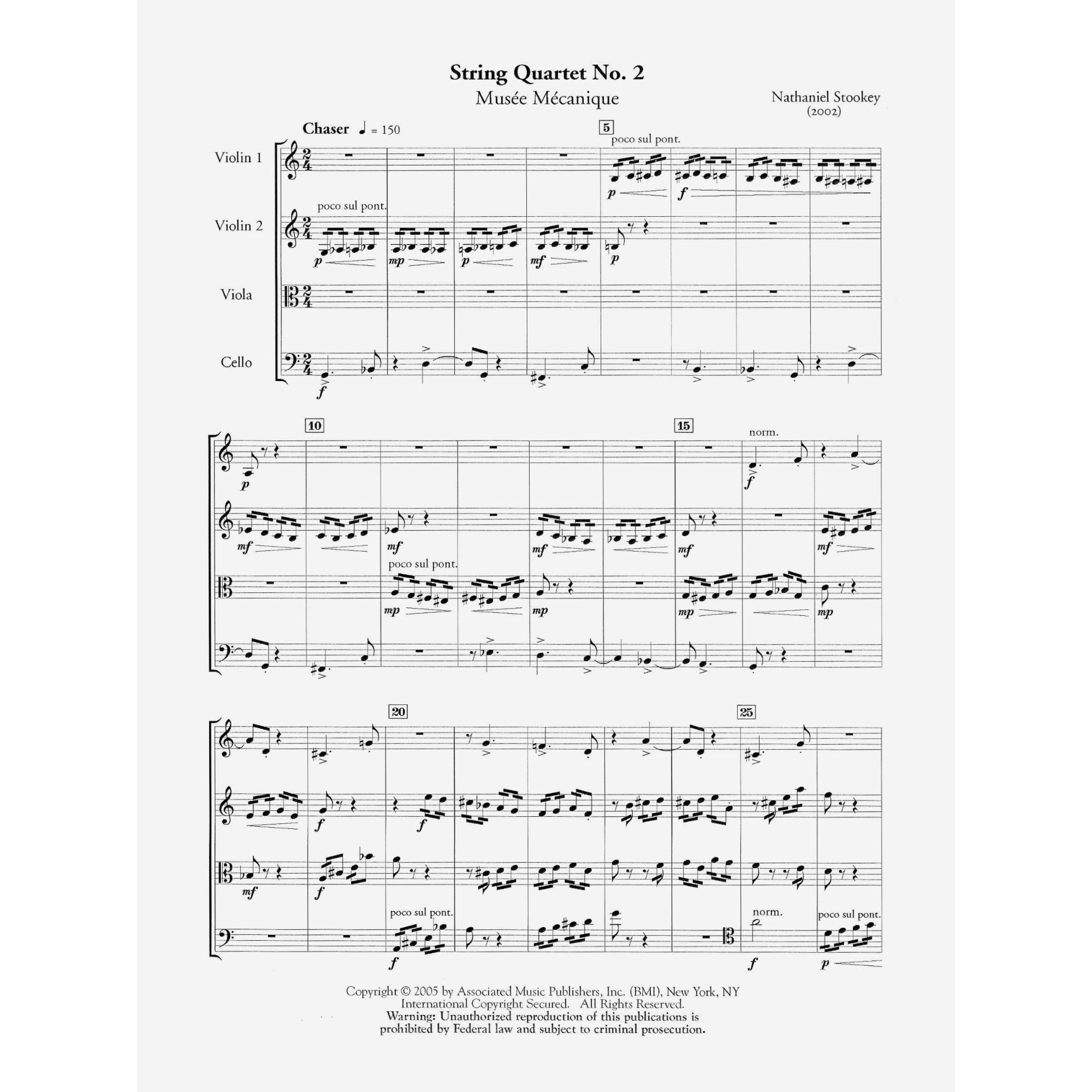 Sample: Score (Pg. 1)